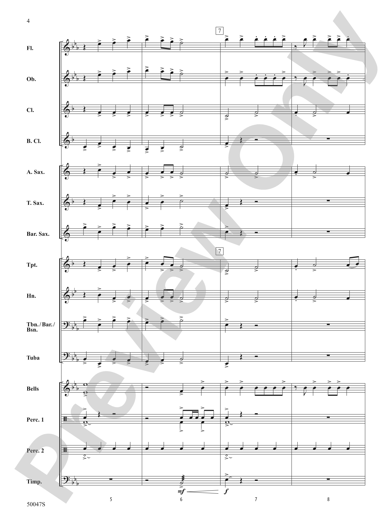 Off the Line!: Concert Band Conductor Score & Parts