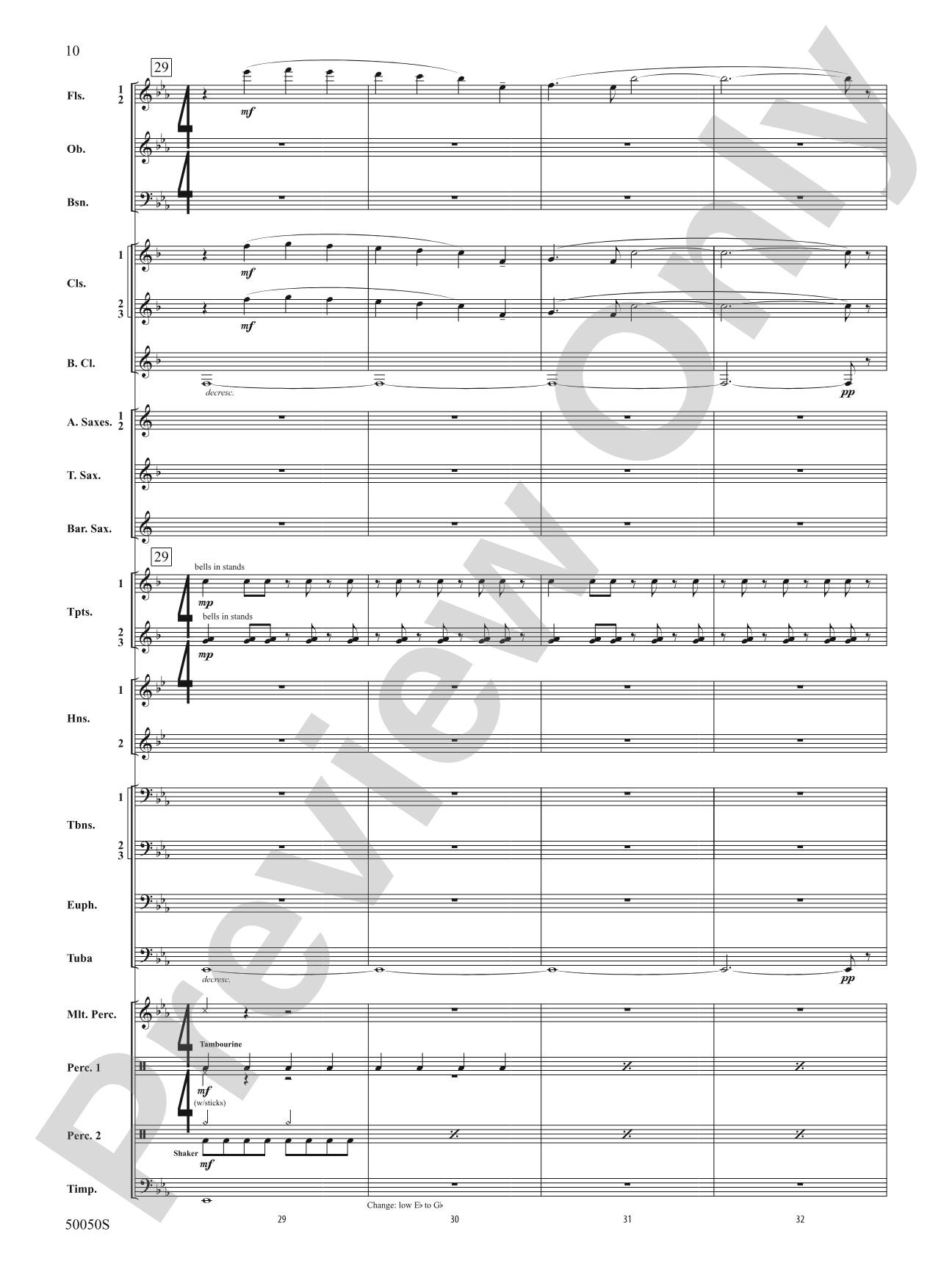 With Eyes Turned Skyward: Concert Band Conductor Score & Parts
