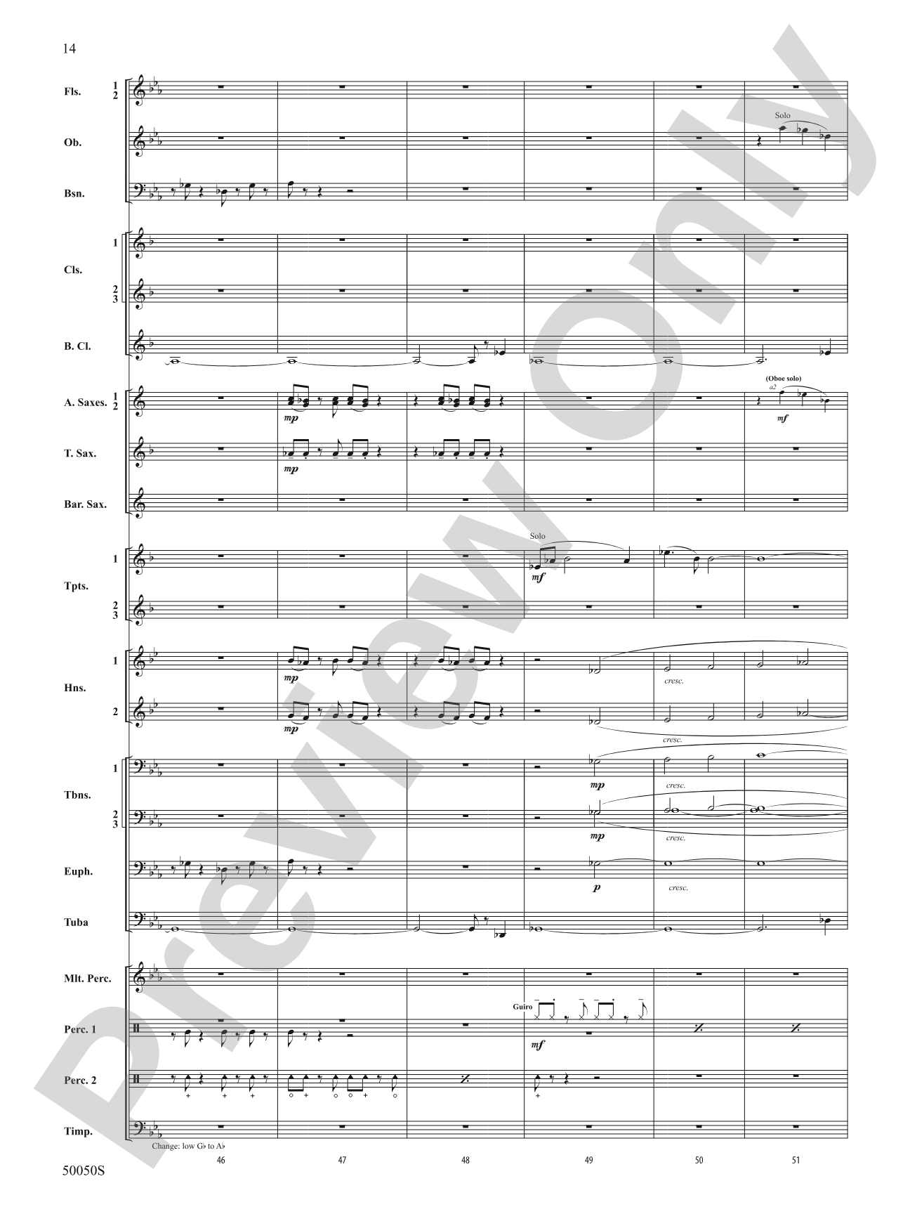 With Eyes Turned Skyward: Concert Band Conductor Score & Parts