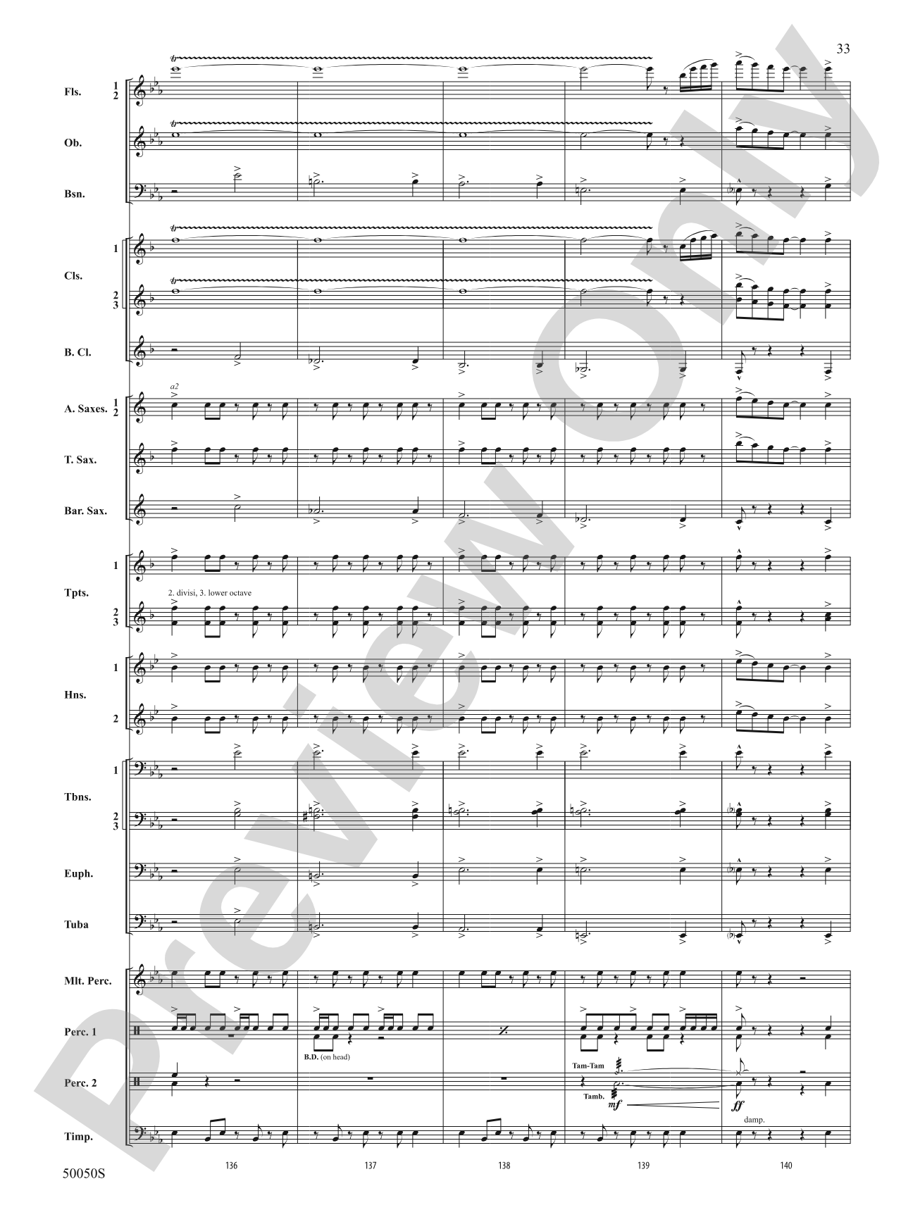 With Eyes Turned Skyward: Concert Band Conductor Score & Parts