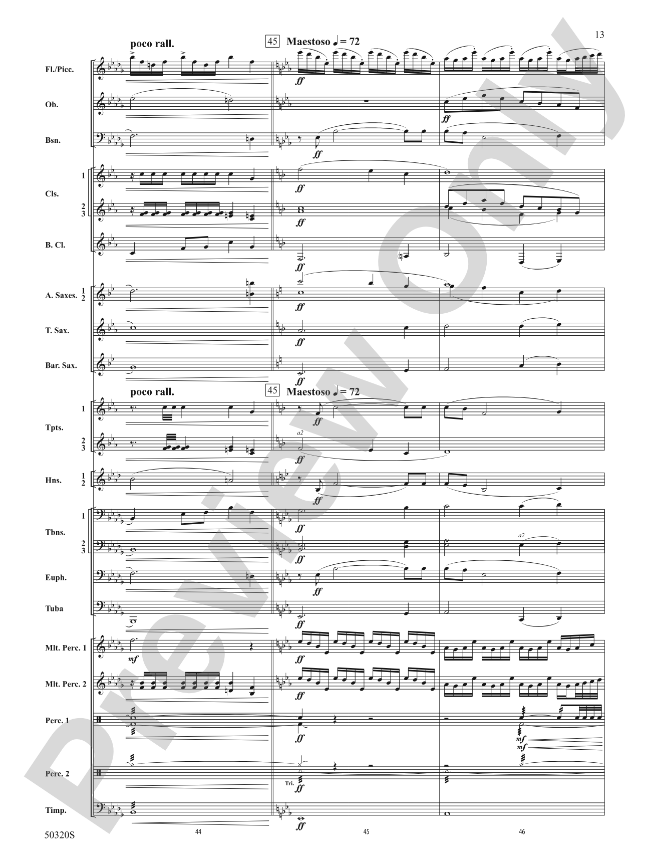 To Light: Concert Band Conductor Score & Parts