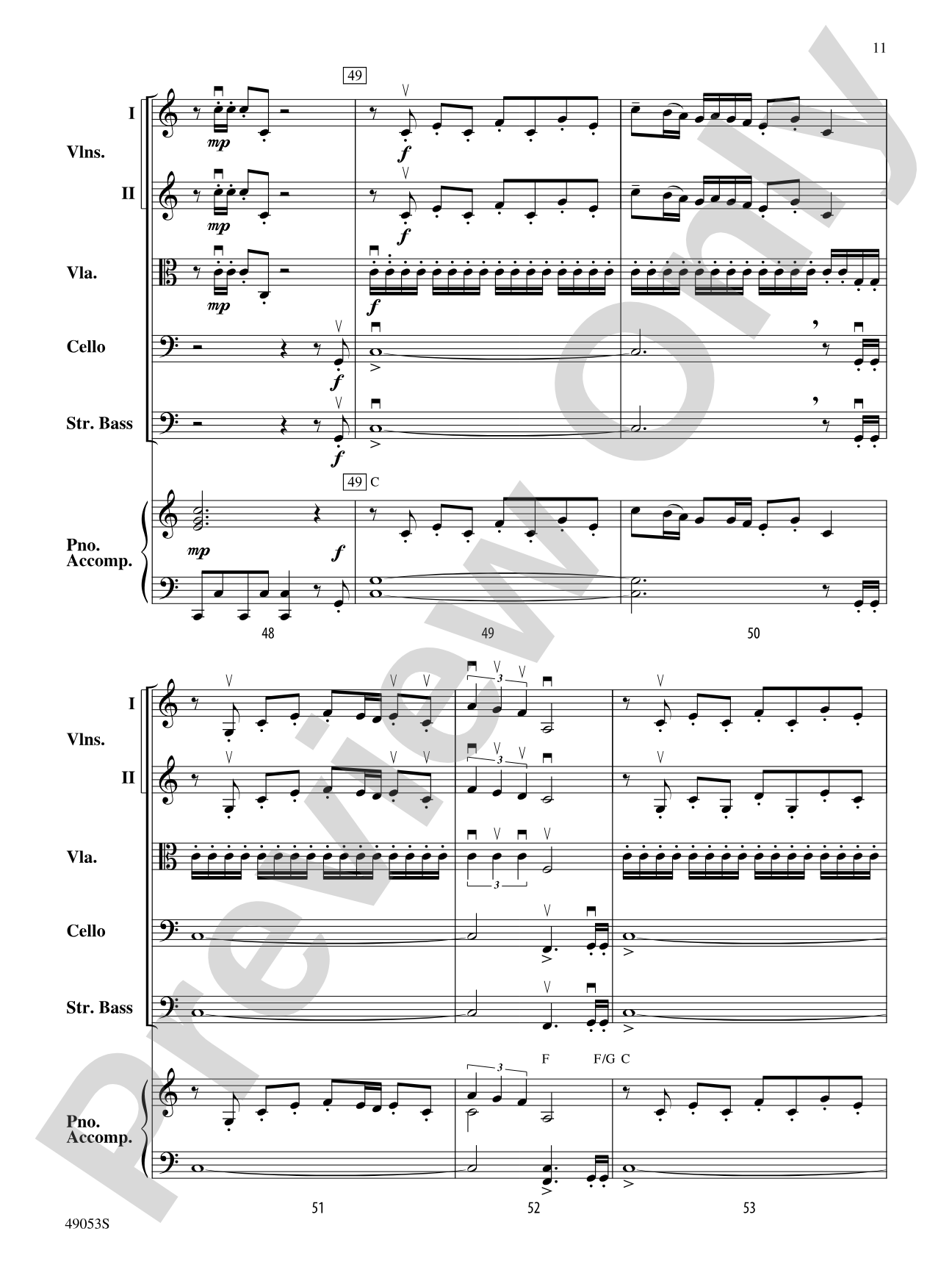Bach to Rock: String Orchestra Conductor Score & Parts