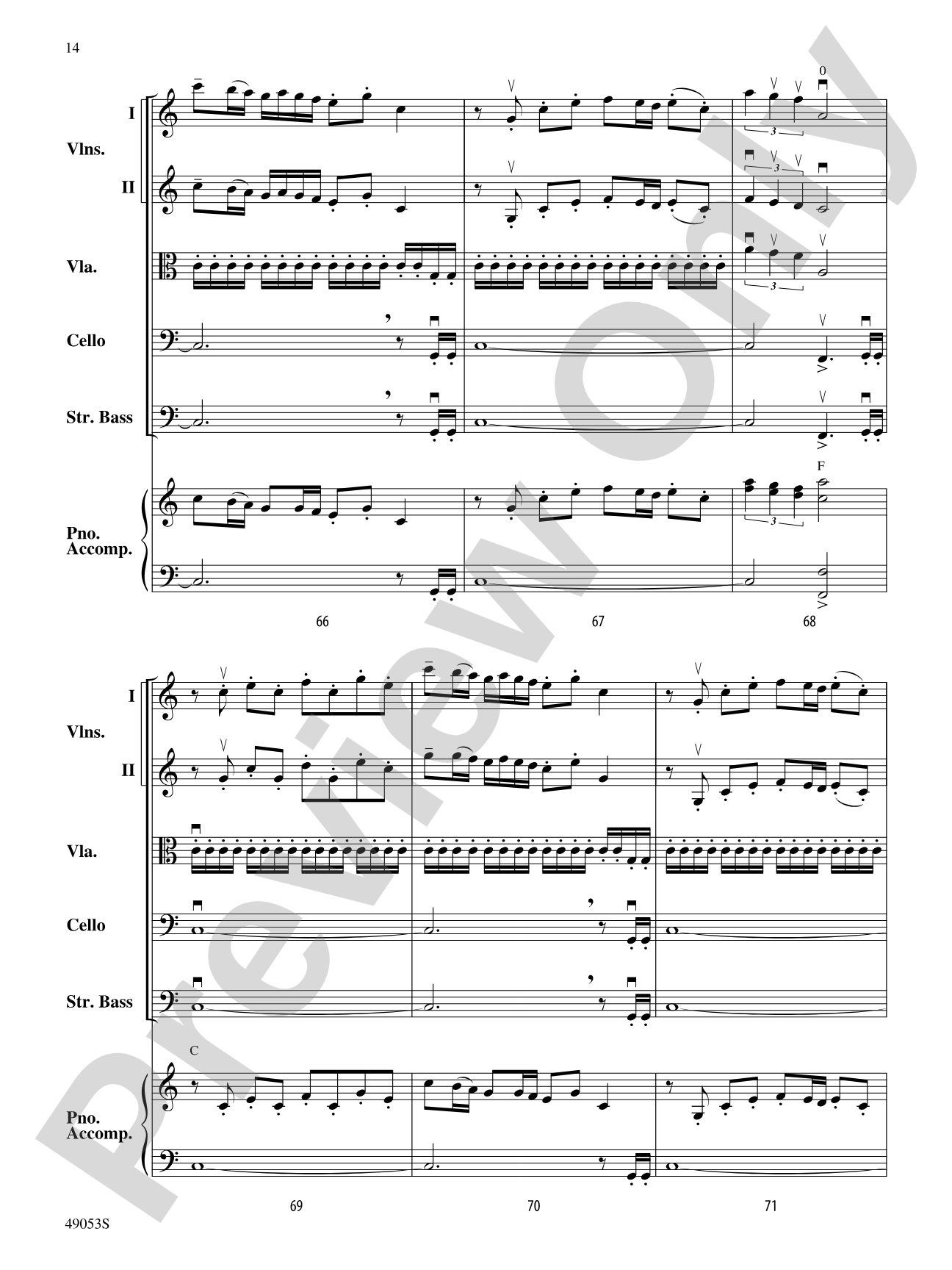 Bach to Rock: String Orchestra Conductor Score & Parts