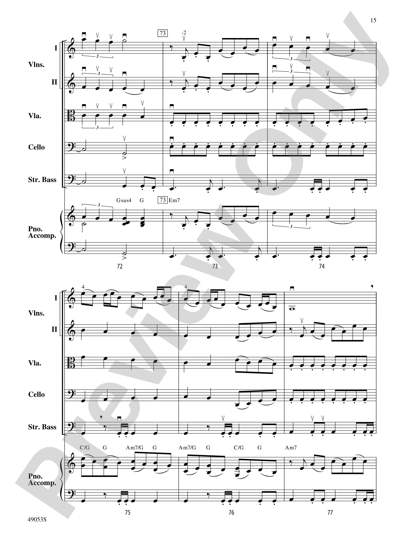 Bach to Rock: String Orchestra Conductor Score & Parts