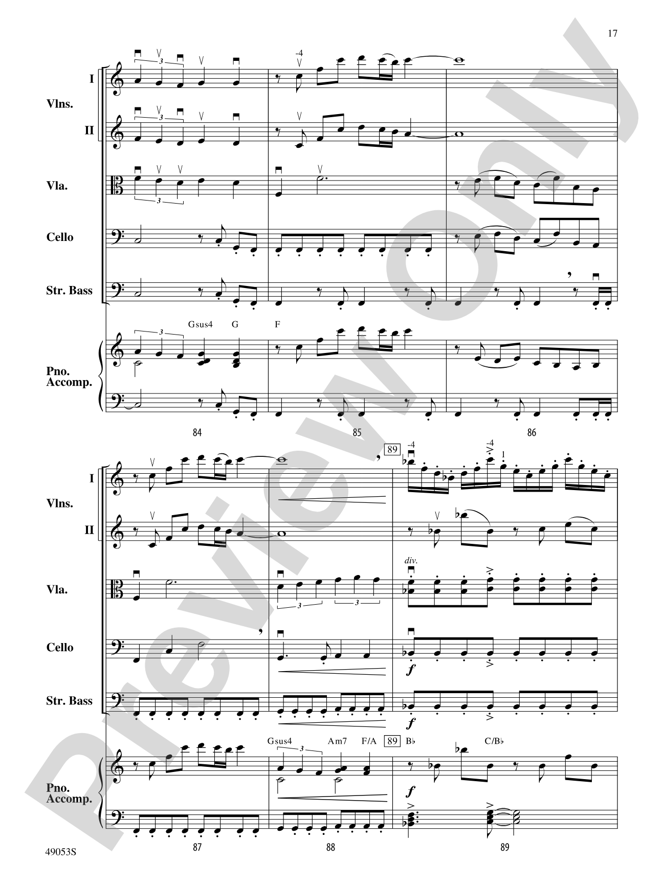 Bach to Rock: String Orchestra Conductor Score & Parts