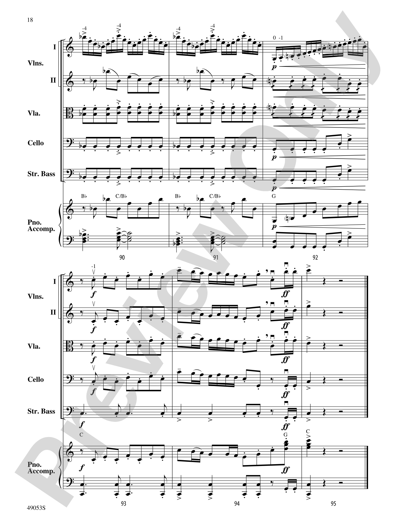 Bach to Rock: String Orchestra Conductor Score & Parts