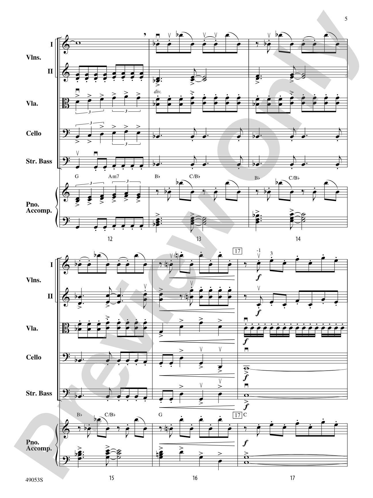 Bach to Rock: String Orchestra Conductor Score & Parts