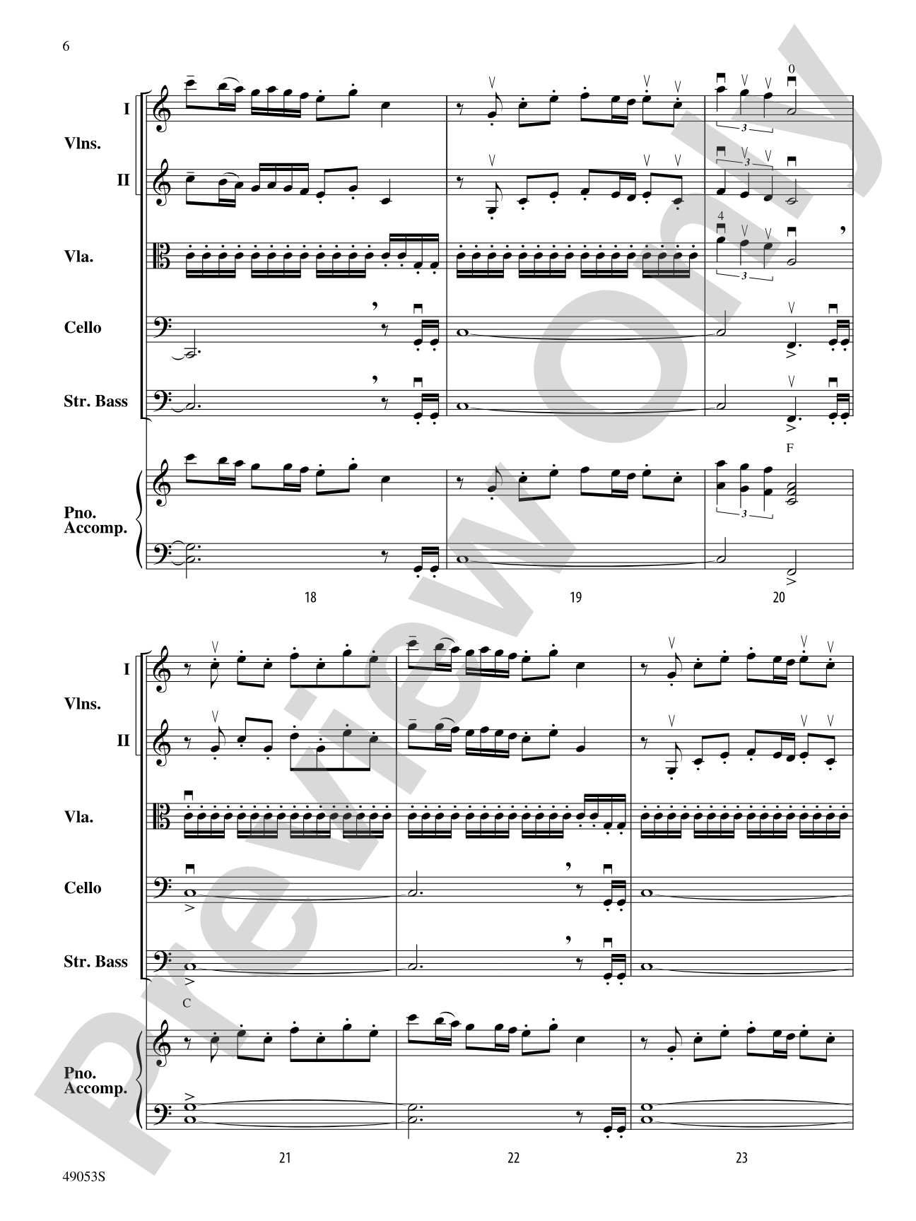Bach to Rock: String Orchestra Conductor Score & Parts