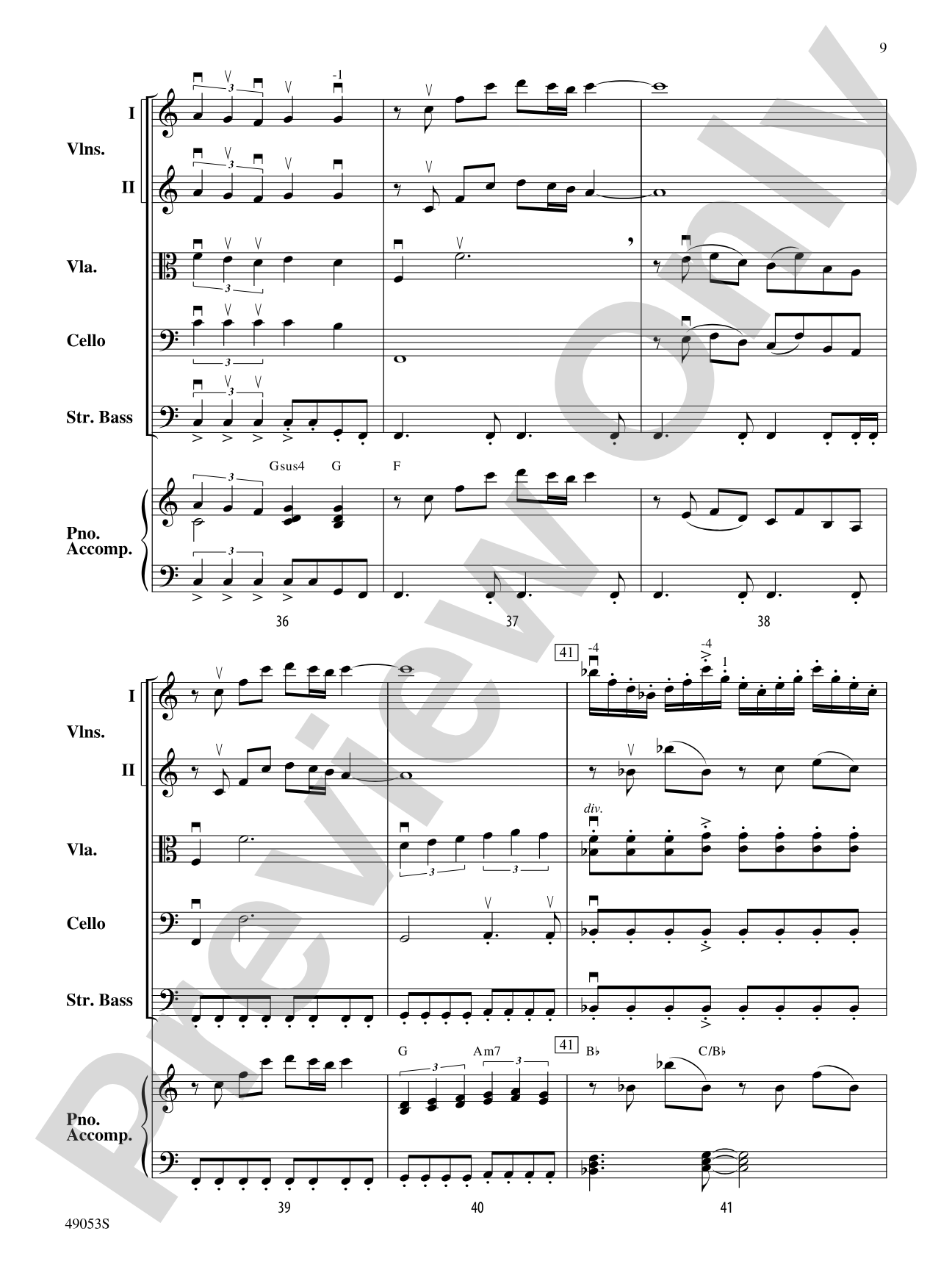 Bach to Rock: String Orchestra Conductor Score & Parts