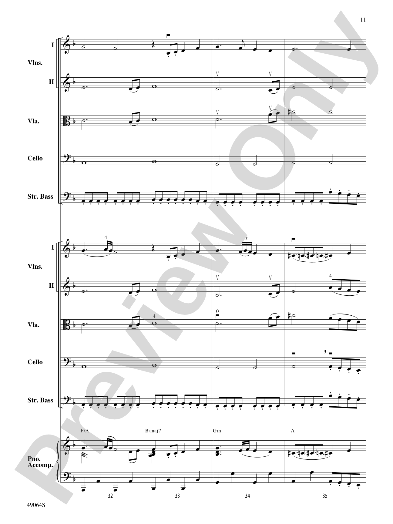 Wood's Bolero: String Orchestra Conductor Score & Parts