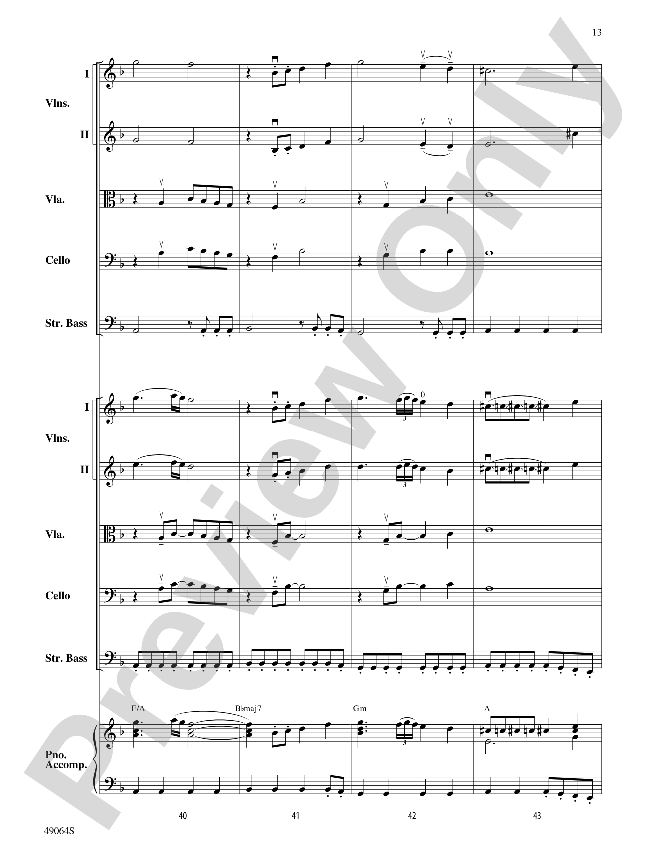 Wood's Bolero: String Orchestra Conductor Score & Parts