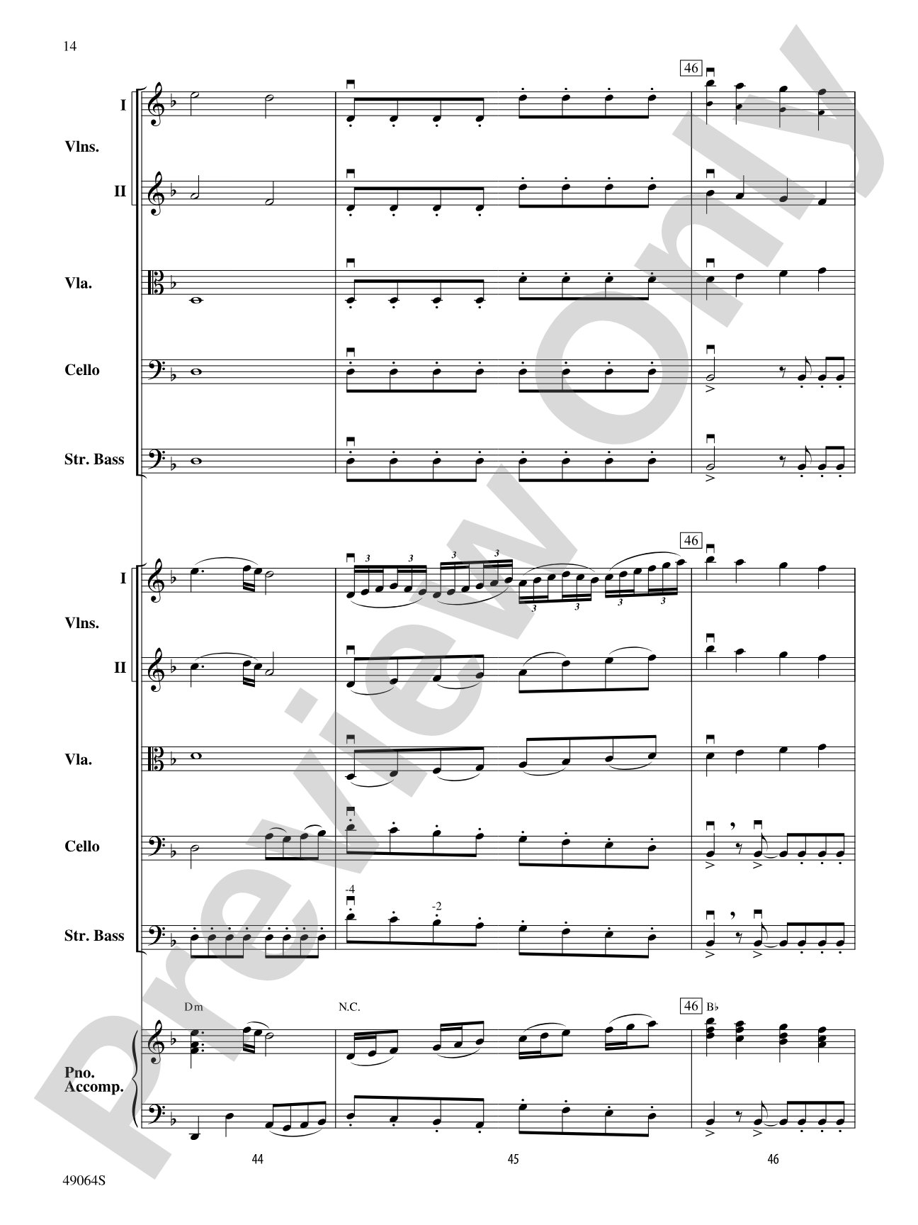 Wood's Bolero: String Orchestra Conductor Score & Parts