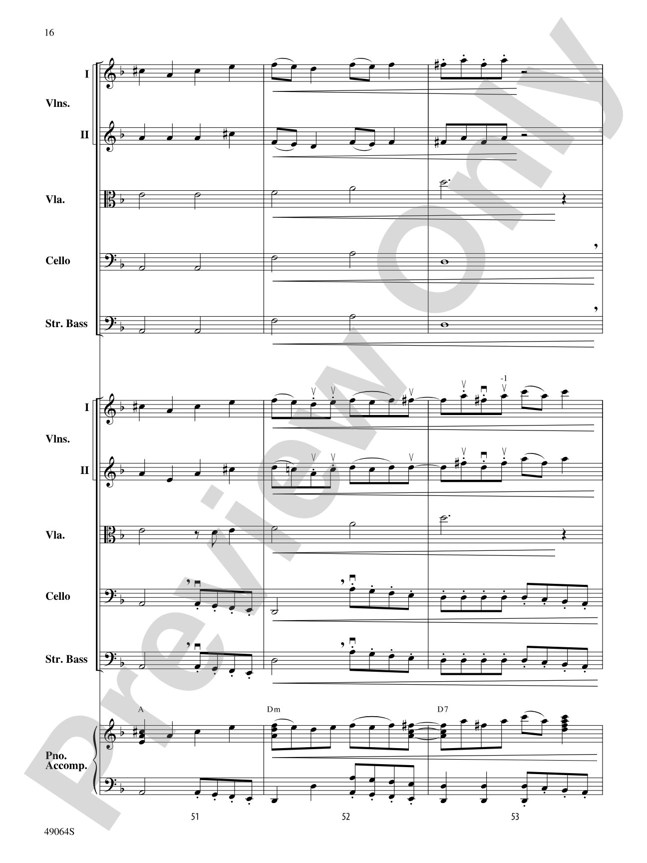 Wood's Bolero: String Orchestra Conductor Score & Parts