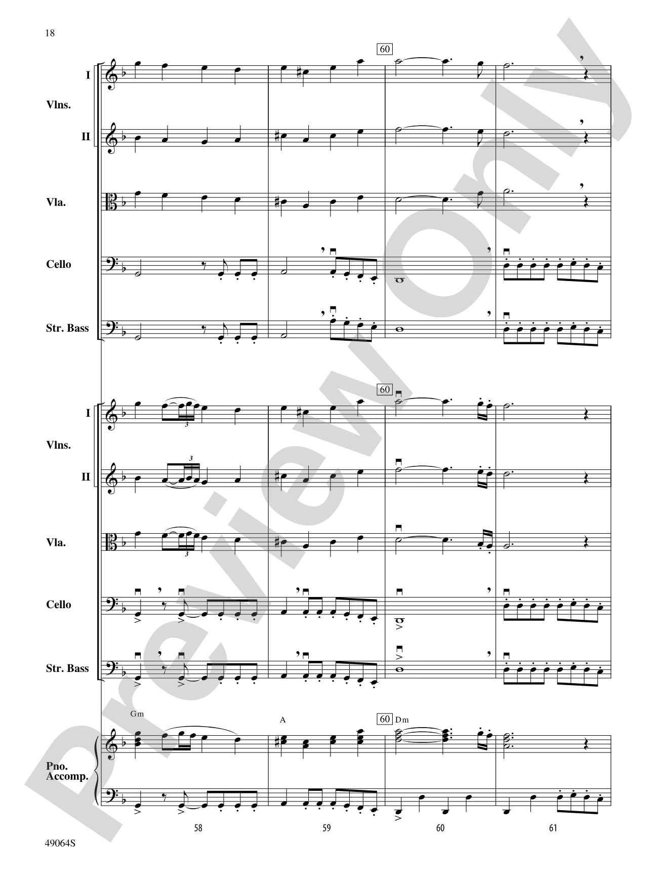 Wood's Bolero: String Orchestra Conductor Score & Parts