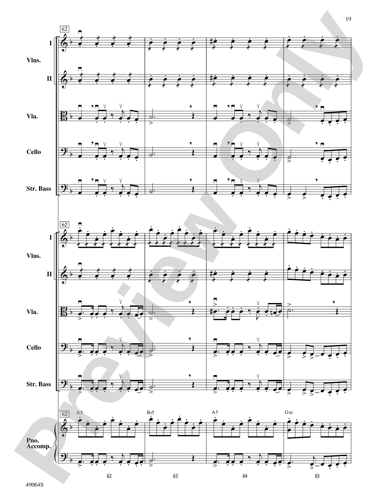 Wood's Bolero: String Orchestra Conductor Score & Parts