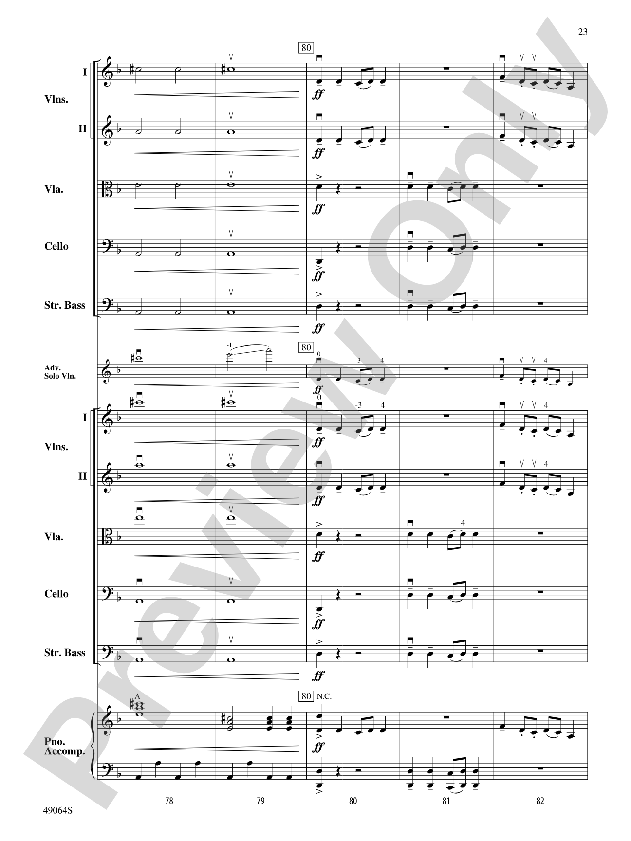 Wood's Bolero: String Orchestra Conductor Score & Parts