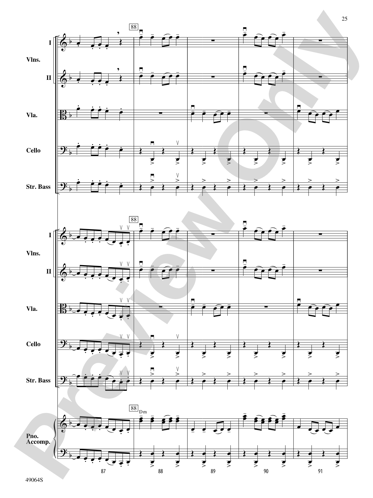 Wood's Bolero: String Orchestra Conductor Score & Parts