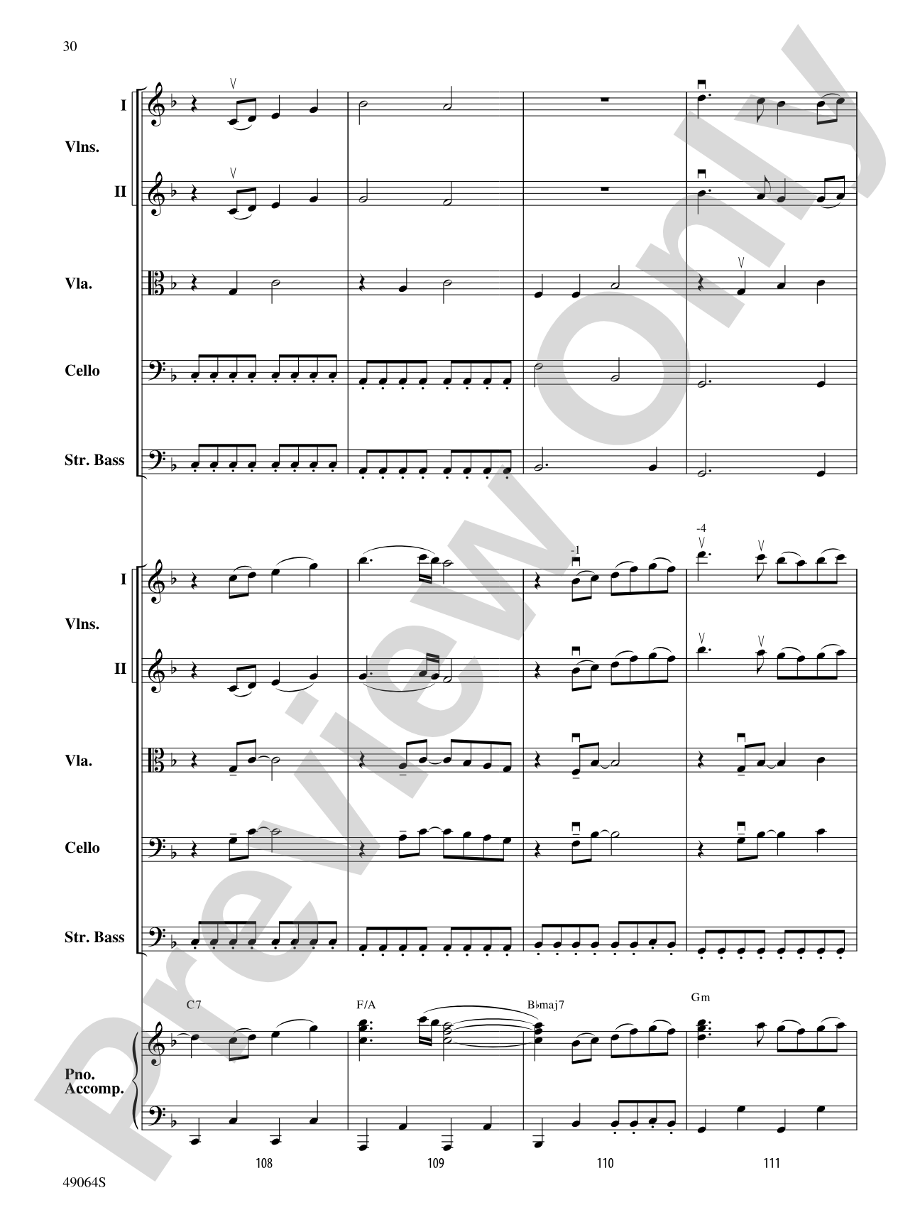 Wood's Bolero: String Orchestra Conductor Score & Parts
