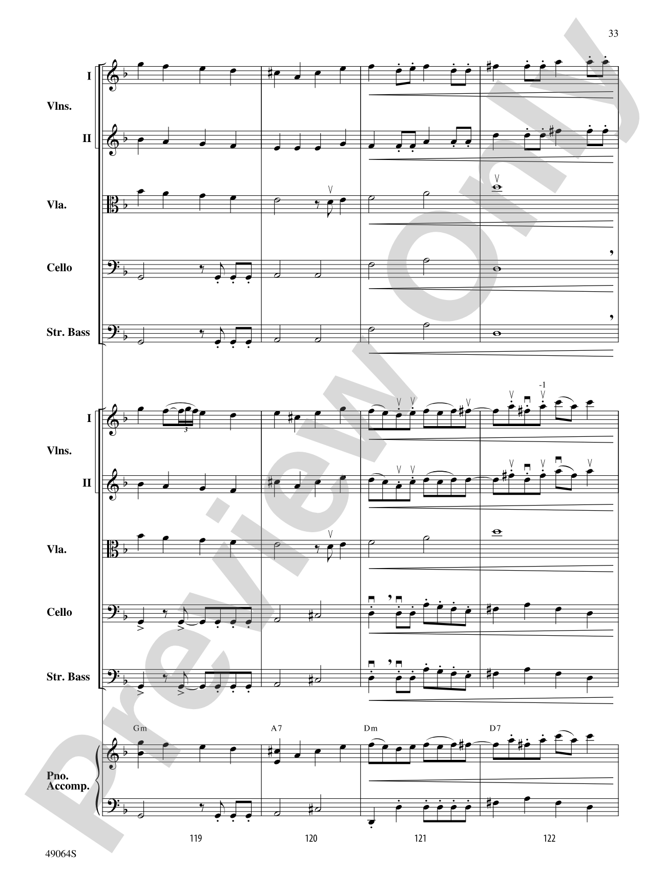 Wood's Bolero: String Orchestra Conductor Score & Parts