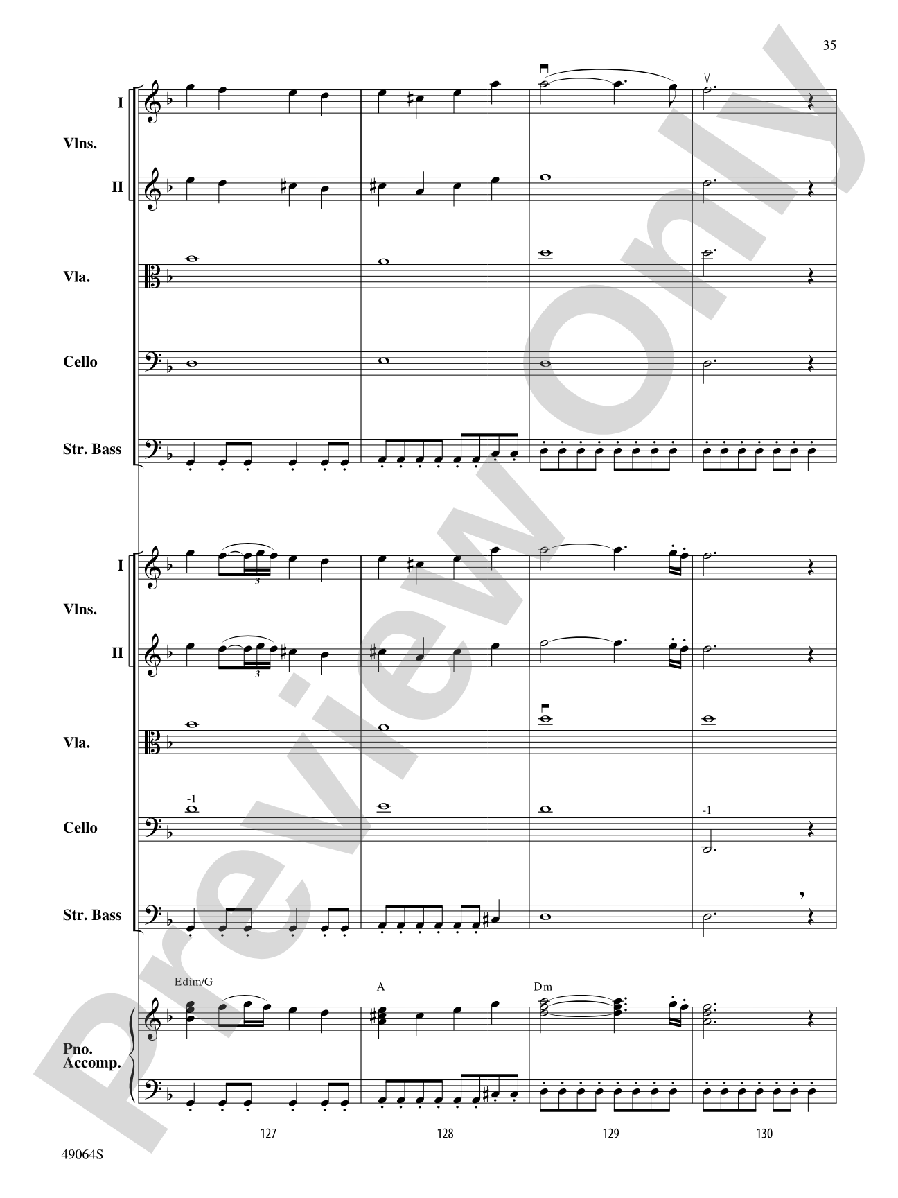 Wood's Bolero: String Orchestra Conductor Score & Parts