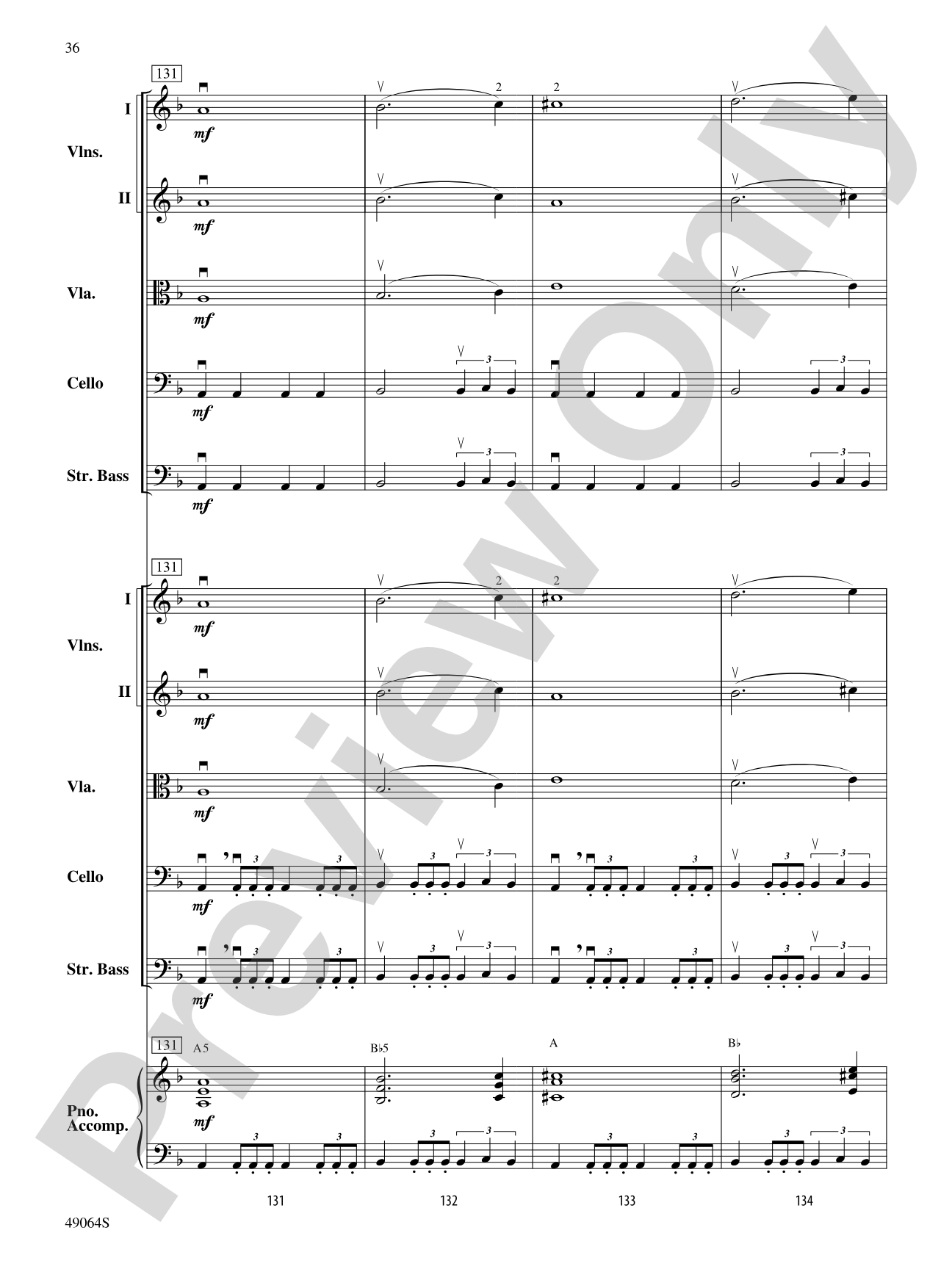 Wood's Bolero: String Orchestra Conductor Score & Parts