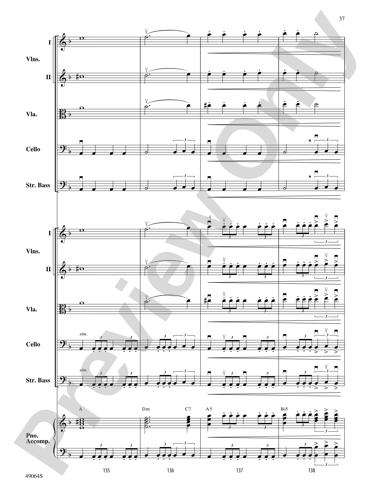 Wood's Bolero: String Orchestra Conductor Score & Parts