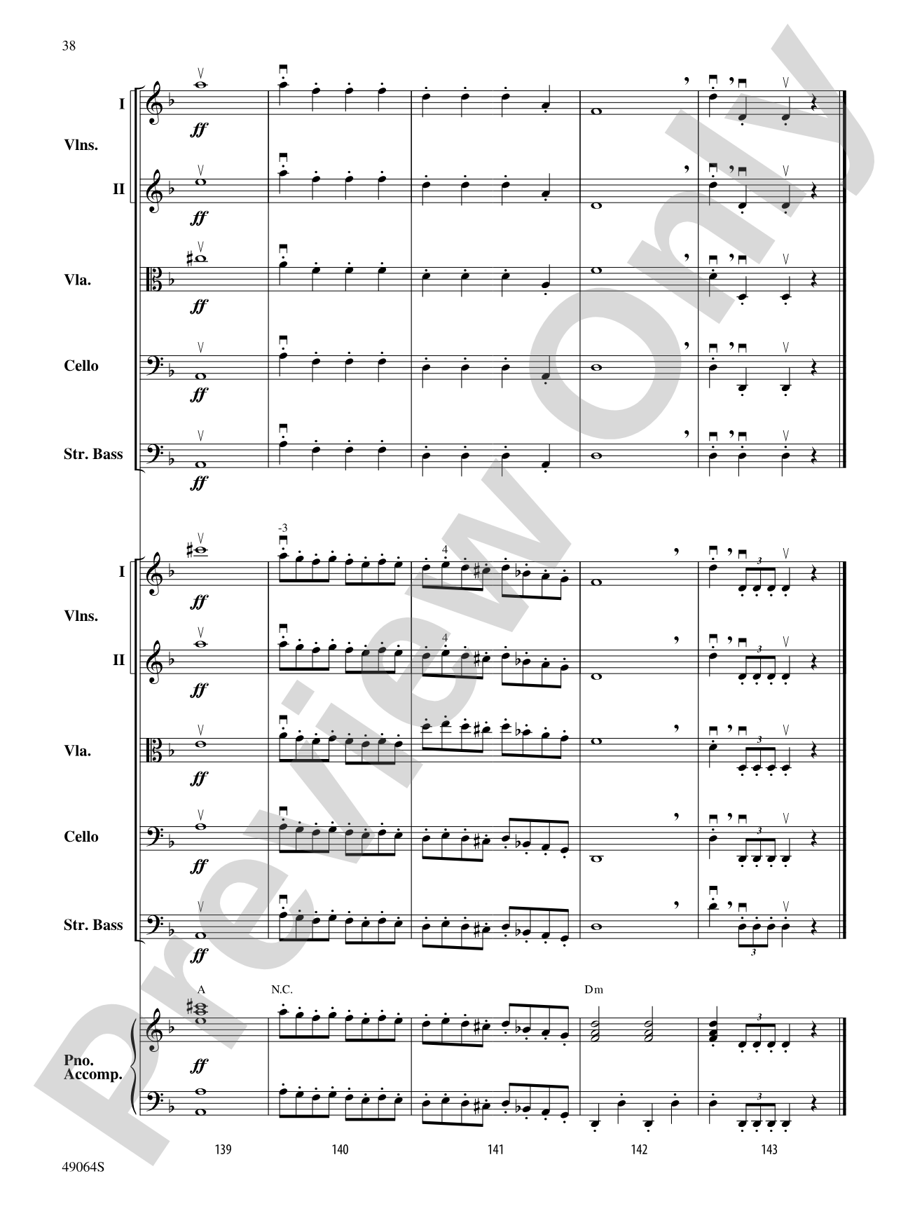 Wood's Bolero: String Orchestra Conductor Score & Parts