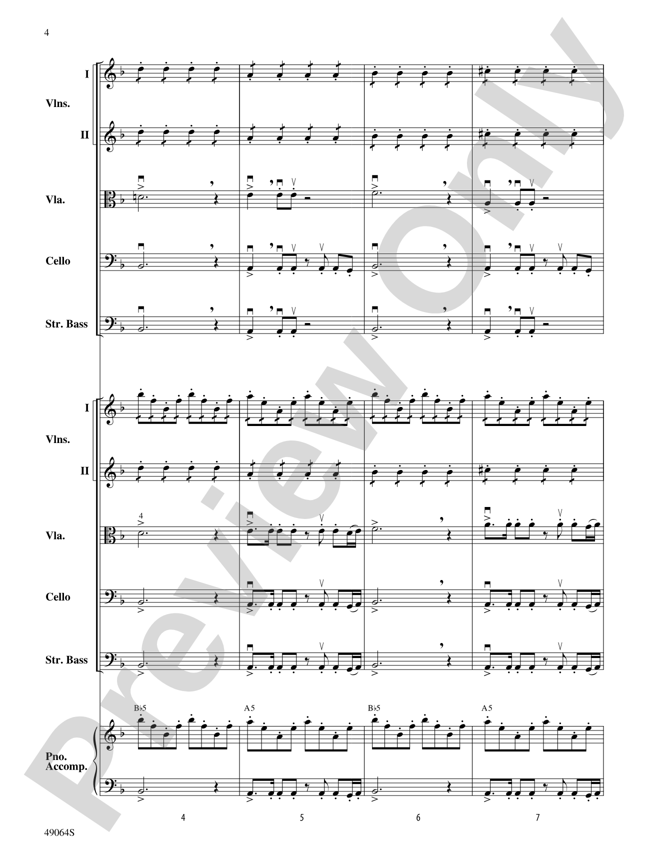Wood's Bolero: String Orchestra Conductor Score & Parts