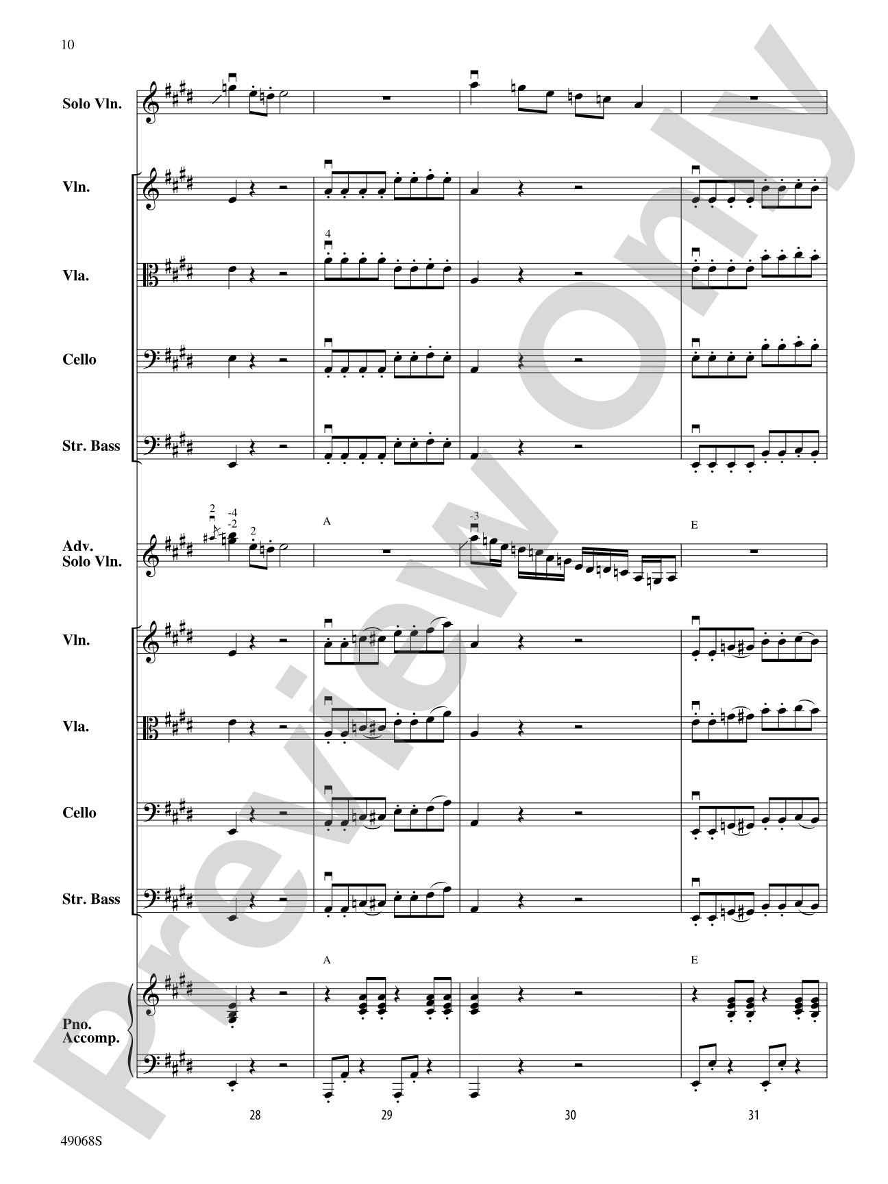 String Thang: String Orchestra Conductor Score & Parts