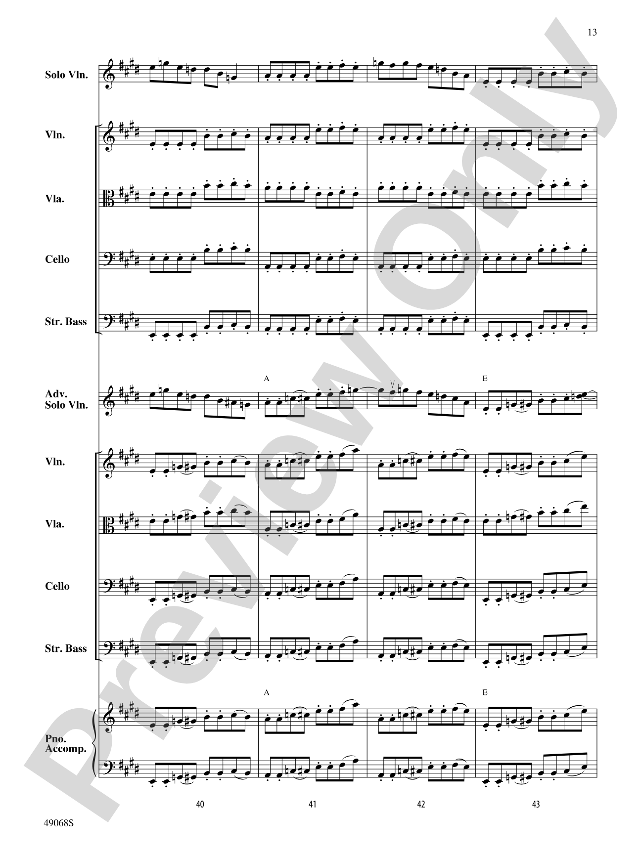 String Thang: String Orchestra Conductor Score & Parts