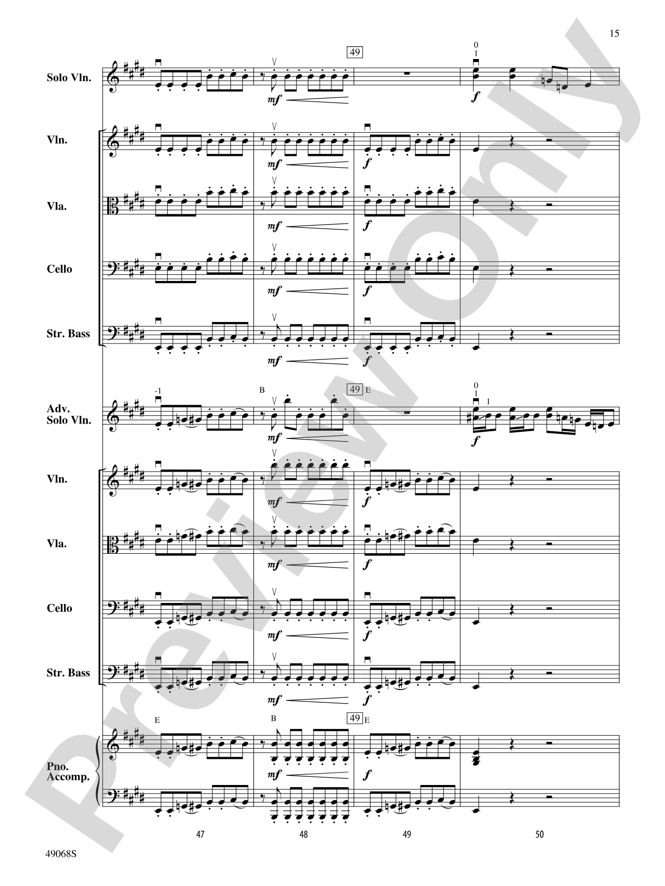 String Thang: String Orchestra Conductor Score & Parts