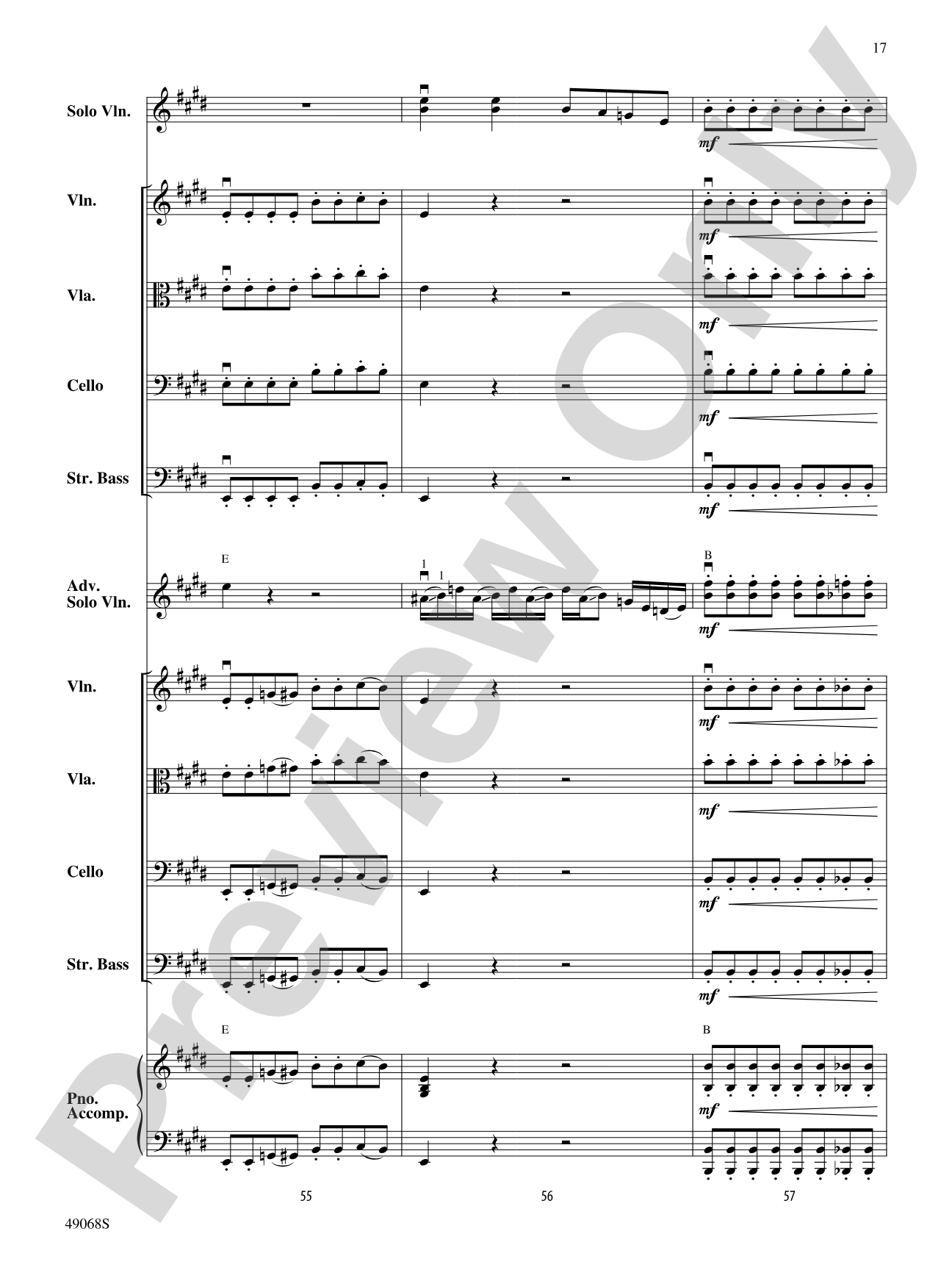 String Thang: String Orchestra Conductor Score & Parts