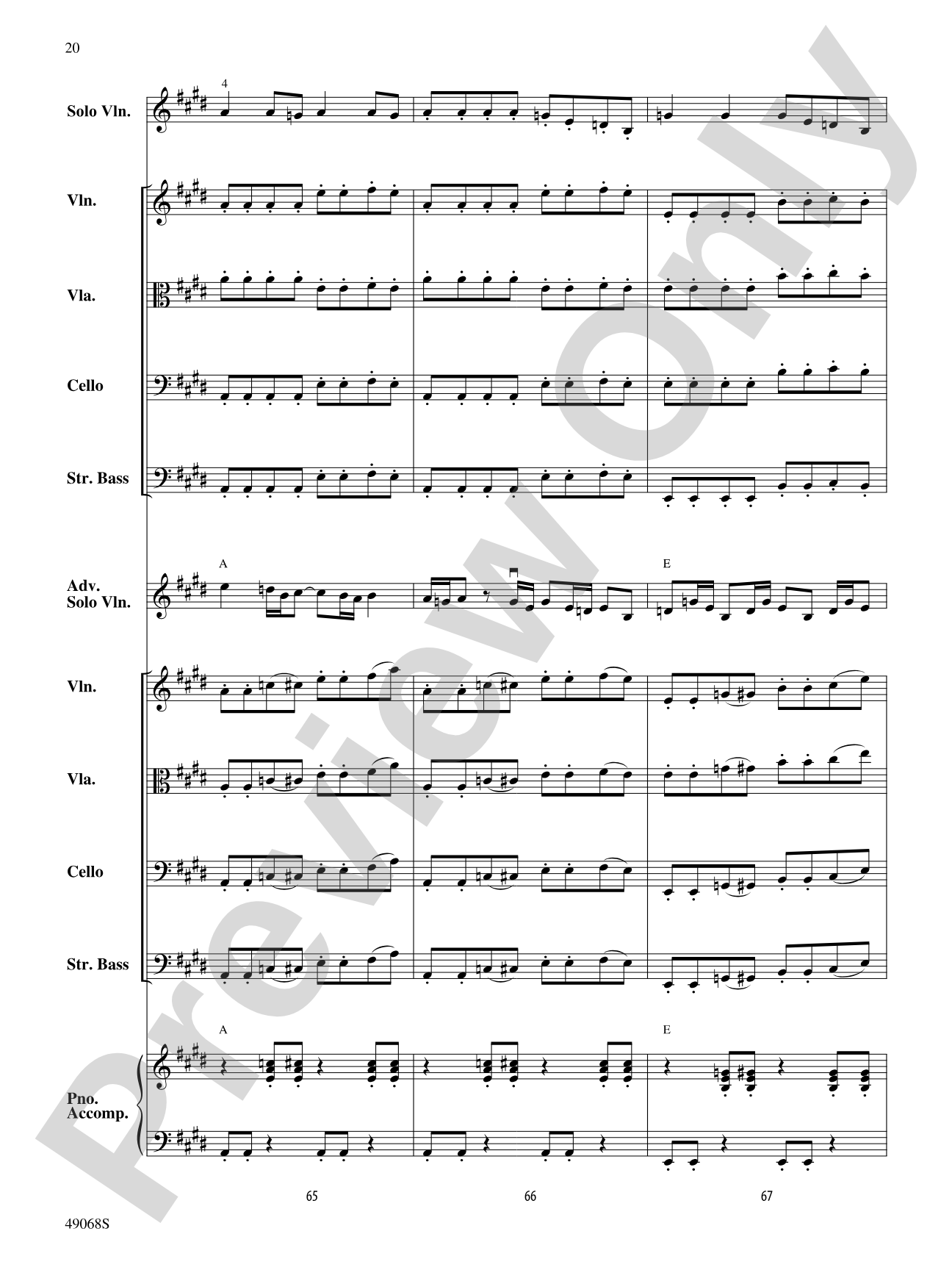 String Thang: String Orchestra Conductor Score & Parts