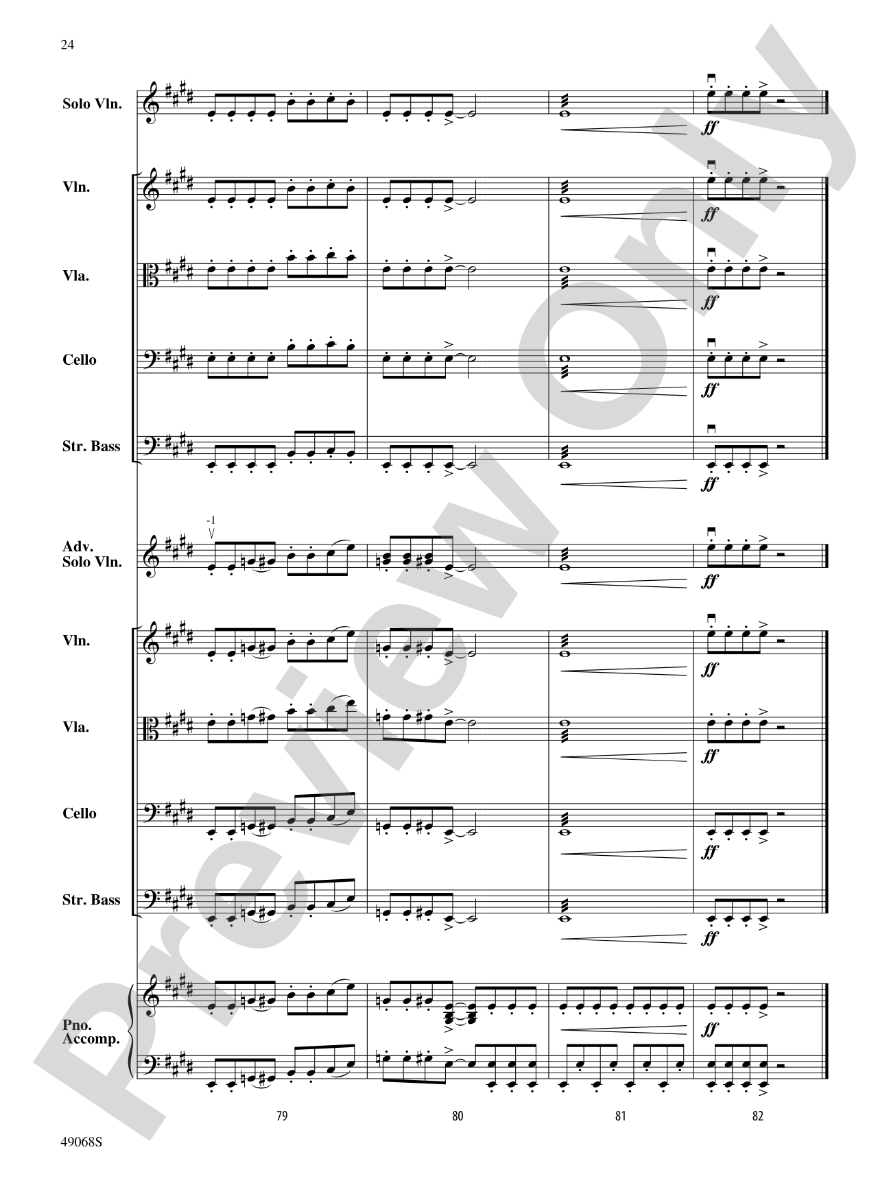 String Thang: String Orchestra Conductor Score & Parts