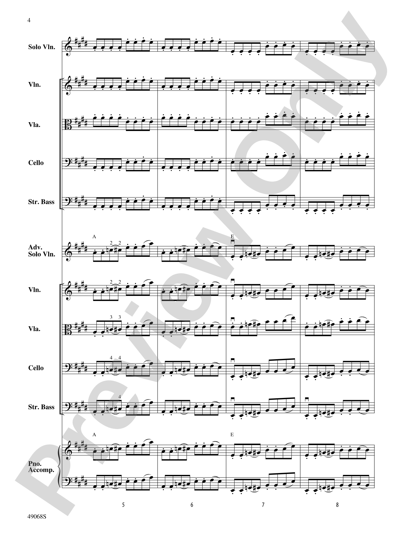 String Thang: String Orchestra Conductor Score & Parts