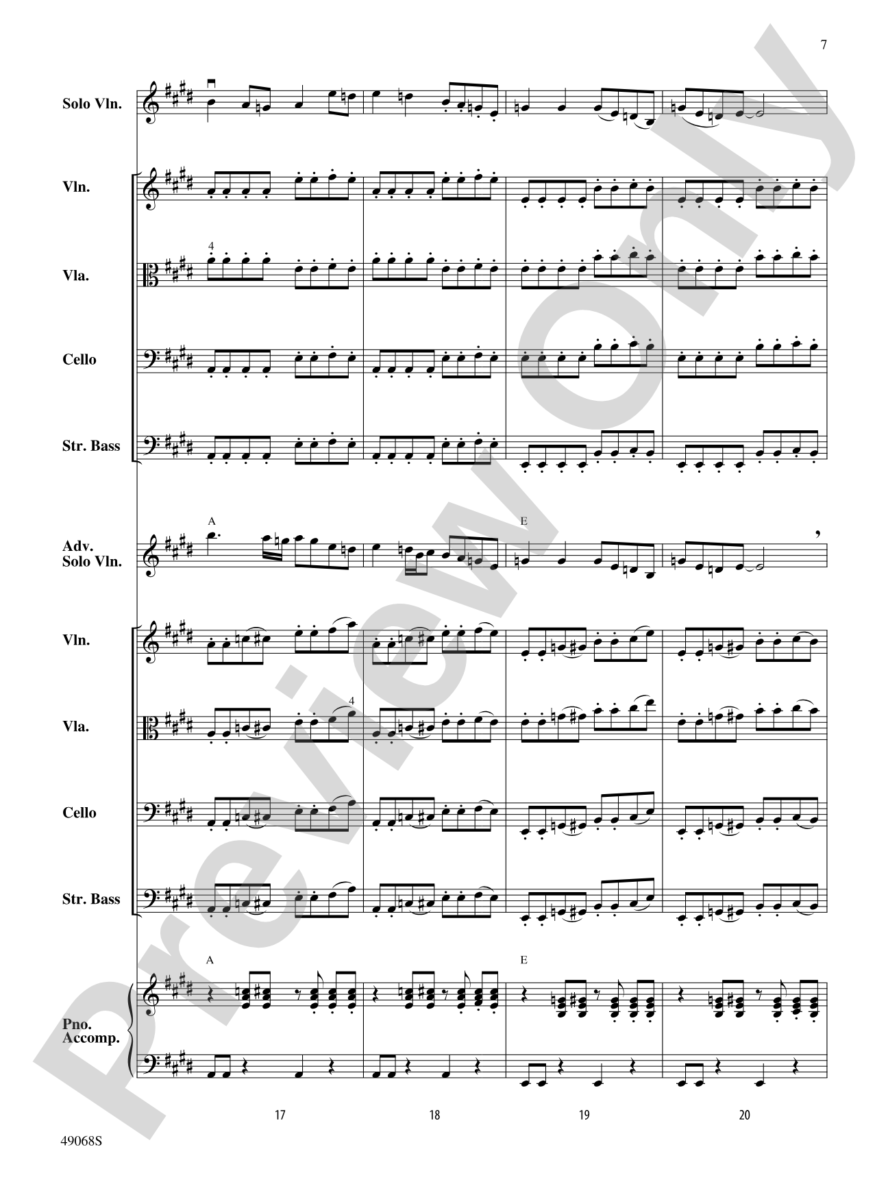 String Thang: String Orchestra Conductor Score & Parts