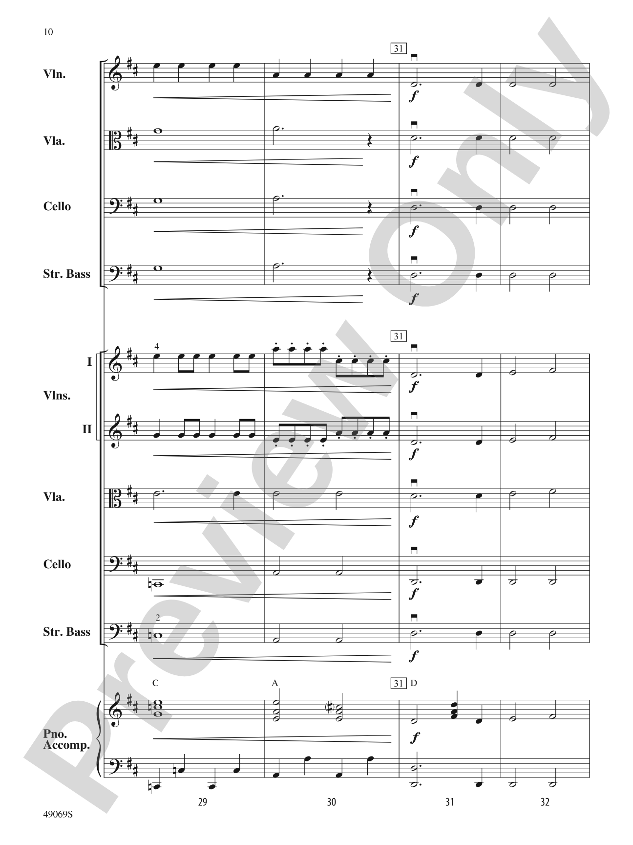 Hunters of Avatar: String Orchestra Conductor Score & Parts