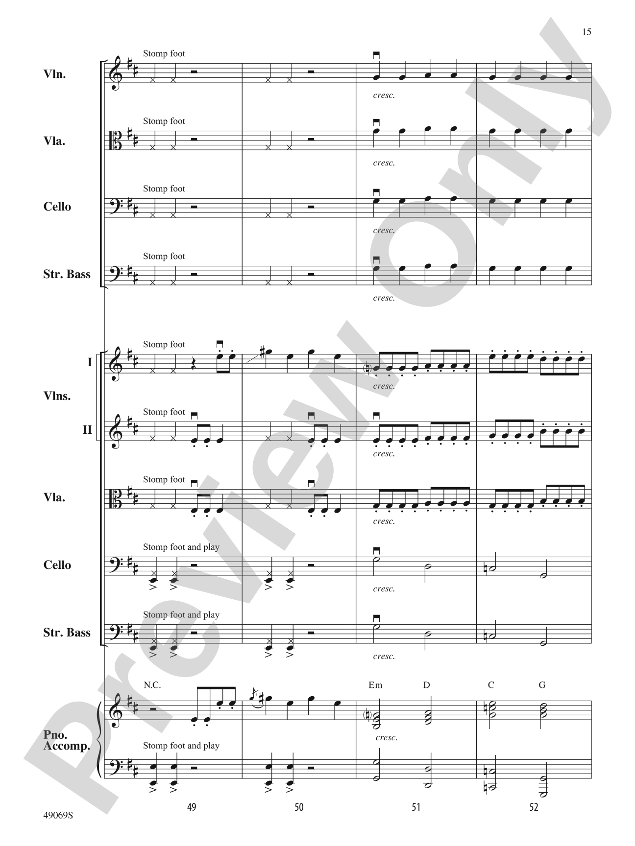 Hunters of Avatar: String Orchestra Conductor Score & Parts