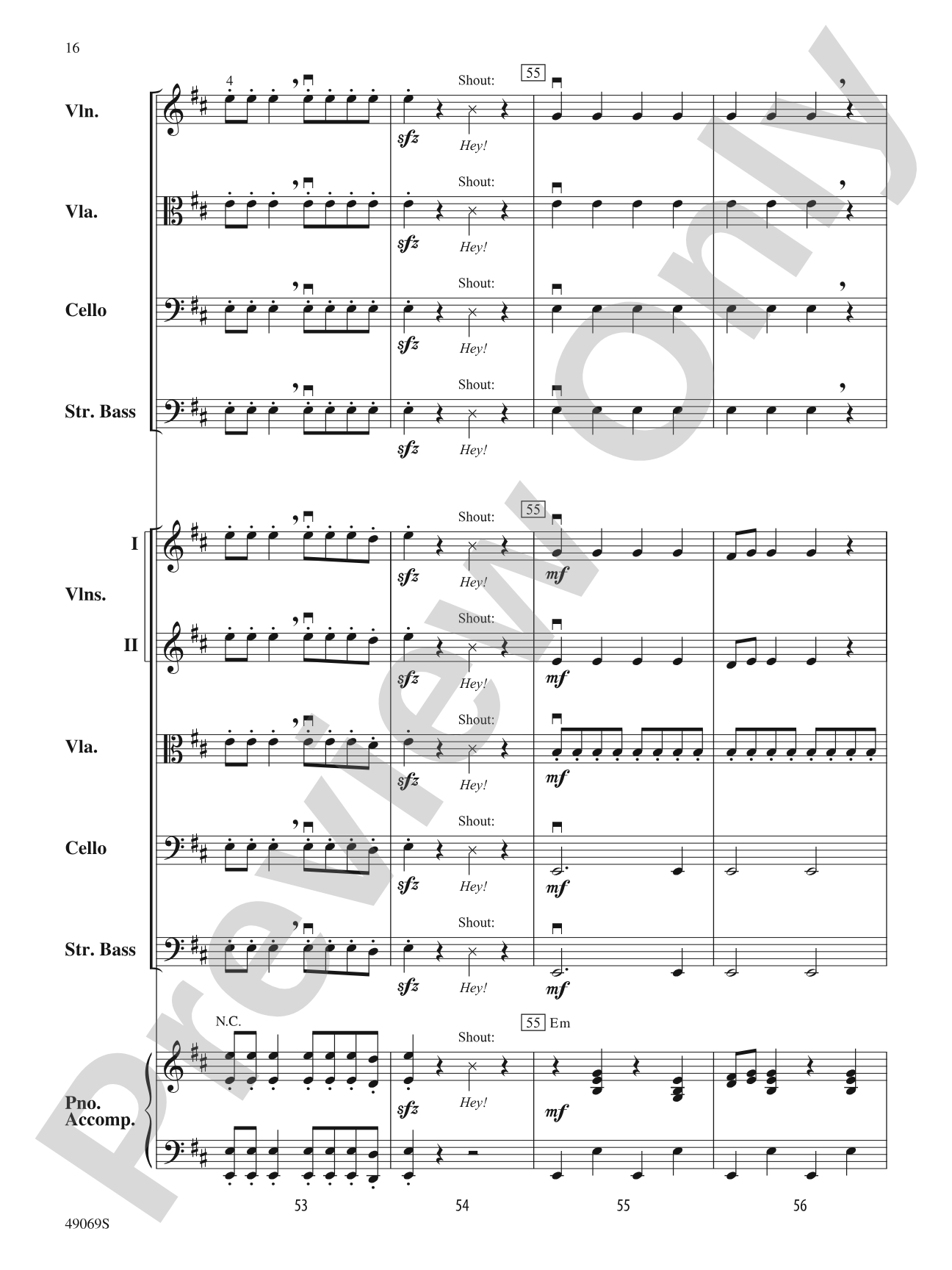 Hunters of Avatar: String Orchestra Conductor Score & Parts