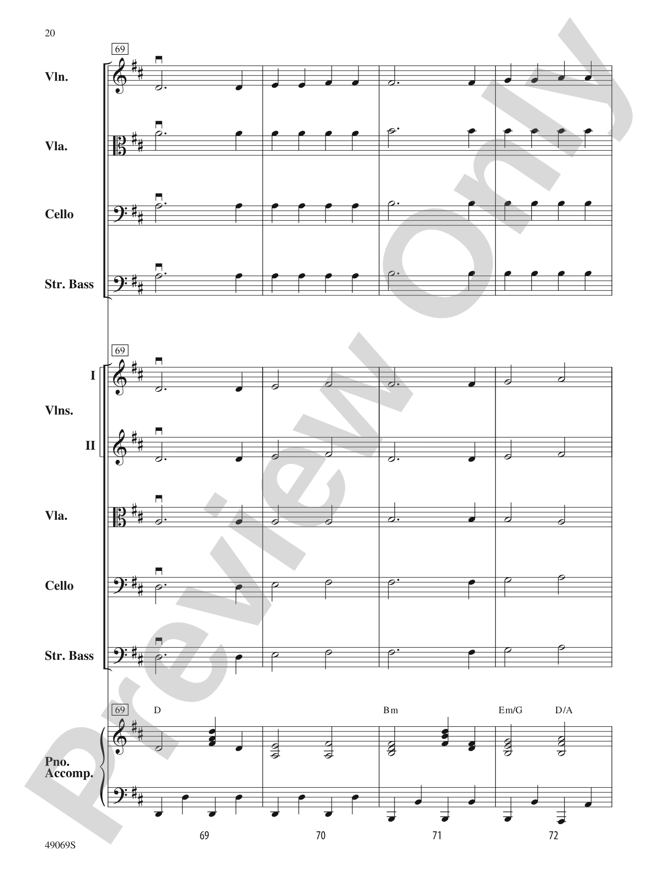 Hunters of Avatar: String Orchestra Conductor Score & Parts
