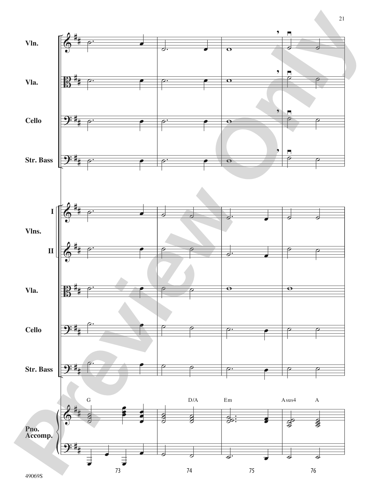 Hunters of Avatar: String Orchestra Conductor Score & Parts