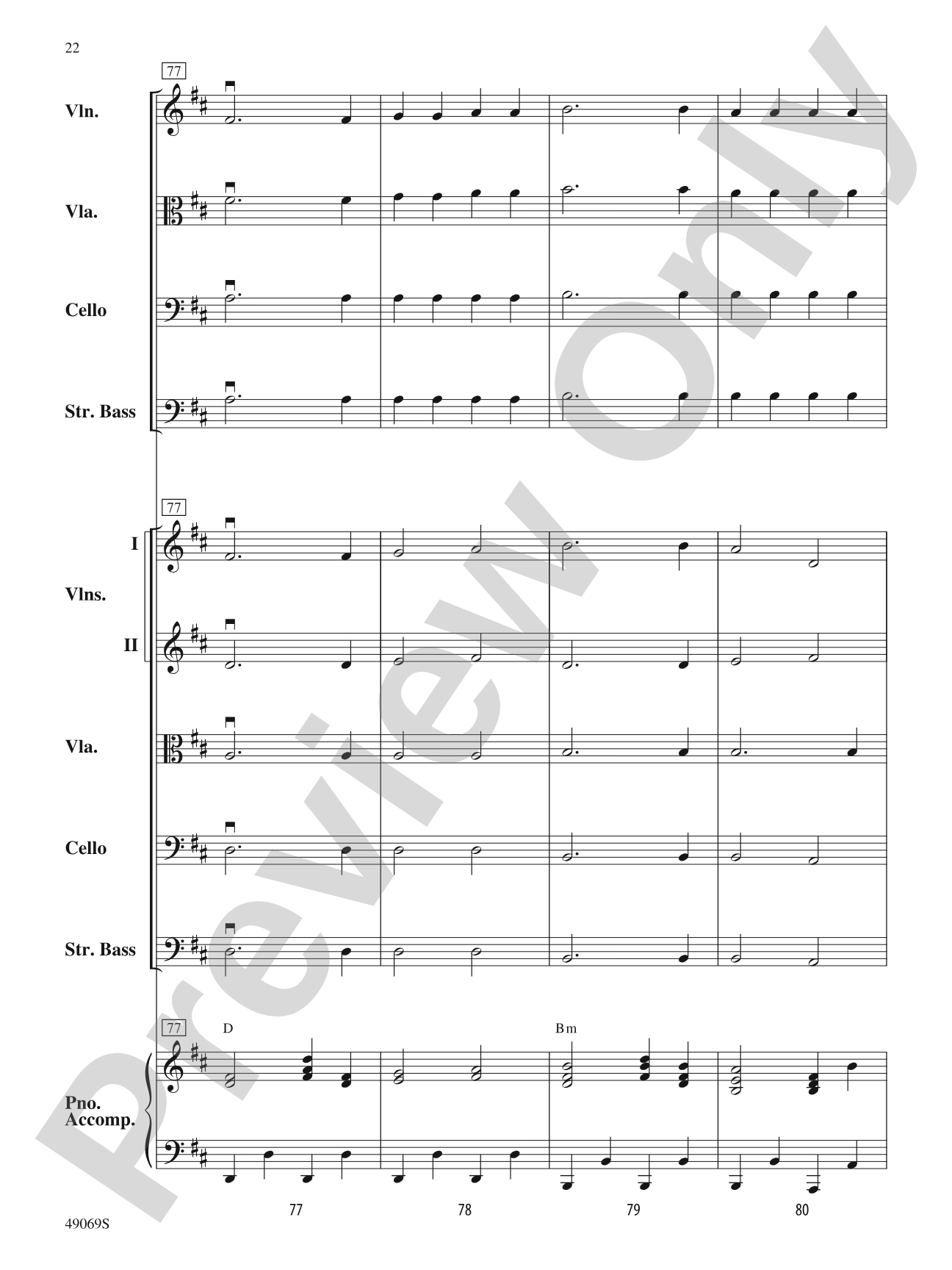 Hunters of Avatar: String Orchestra Conductor Score & Parts