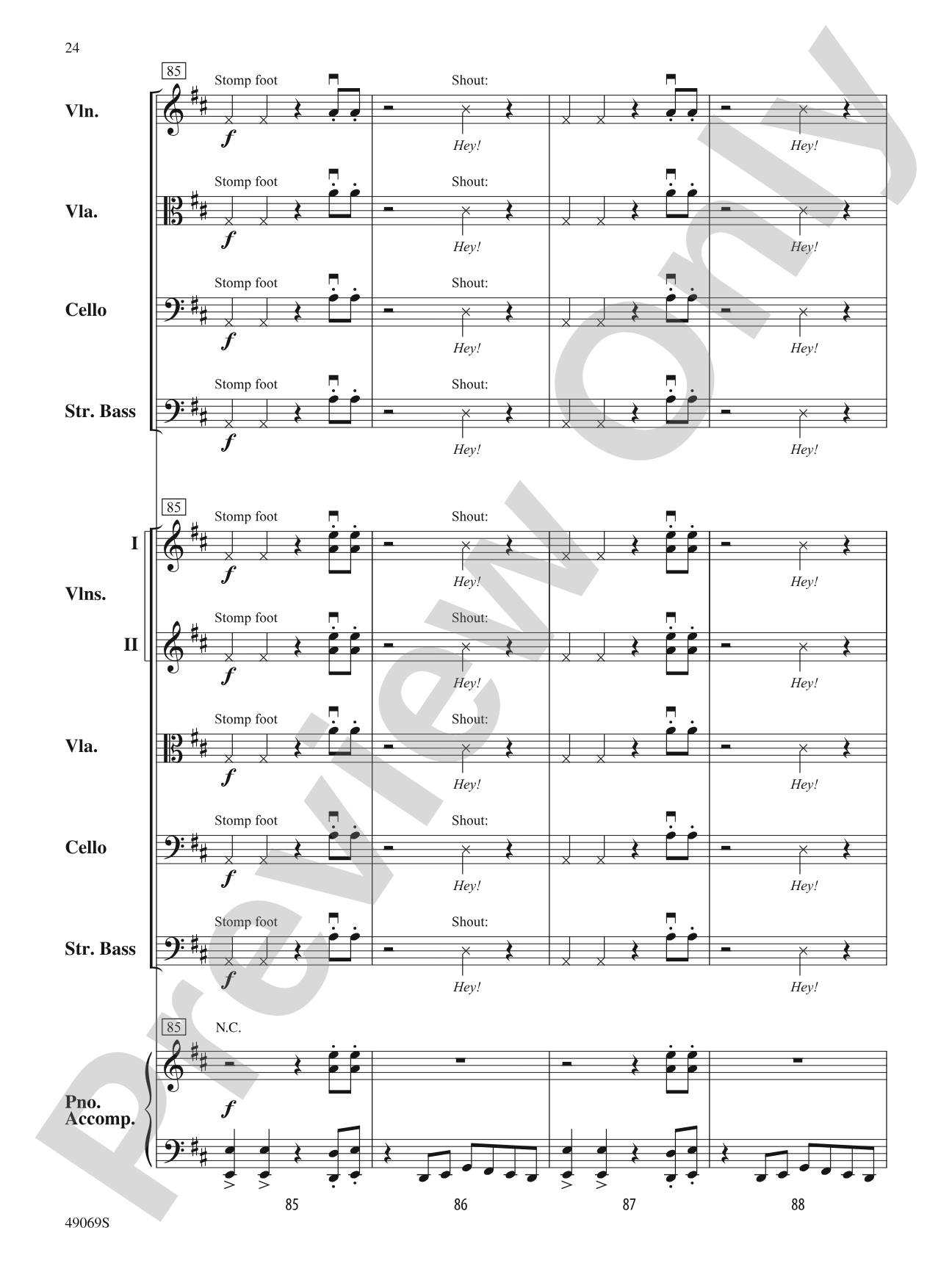 Hunters of Avatar: String Orchestra Conductor Score & Parts
