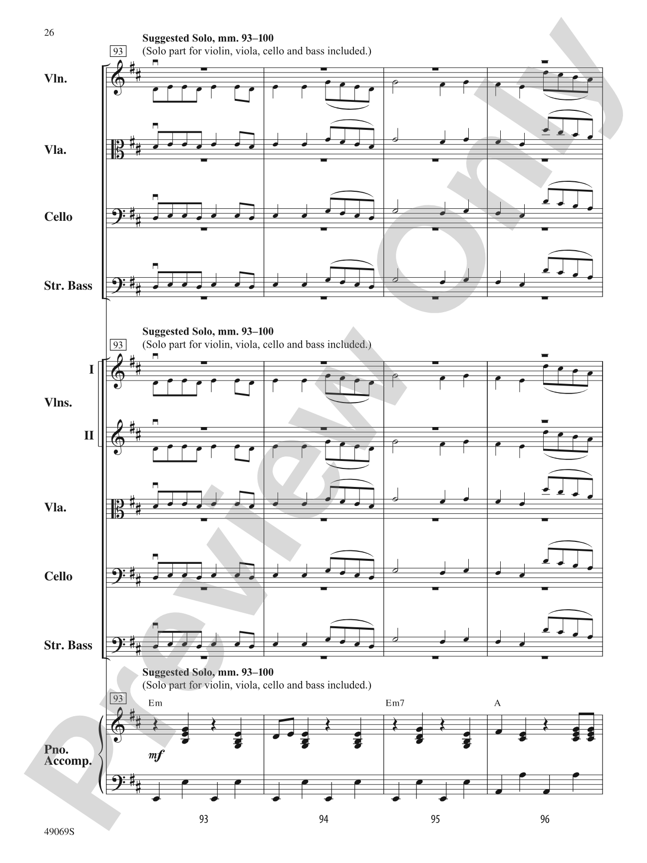 Hunters of Avatar: String Orchestra Conductor Score & Parts