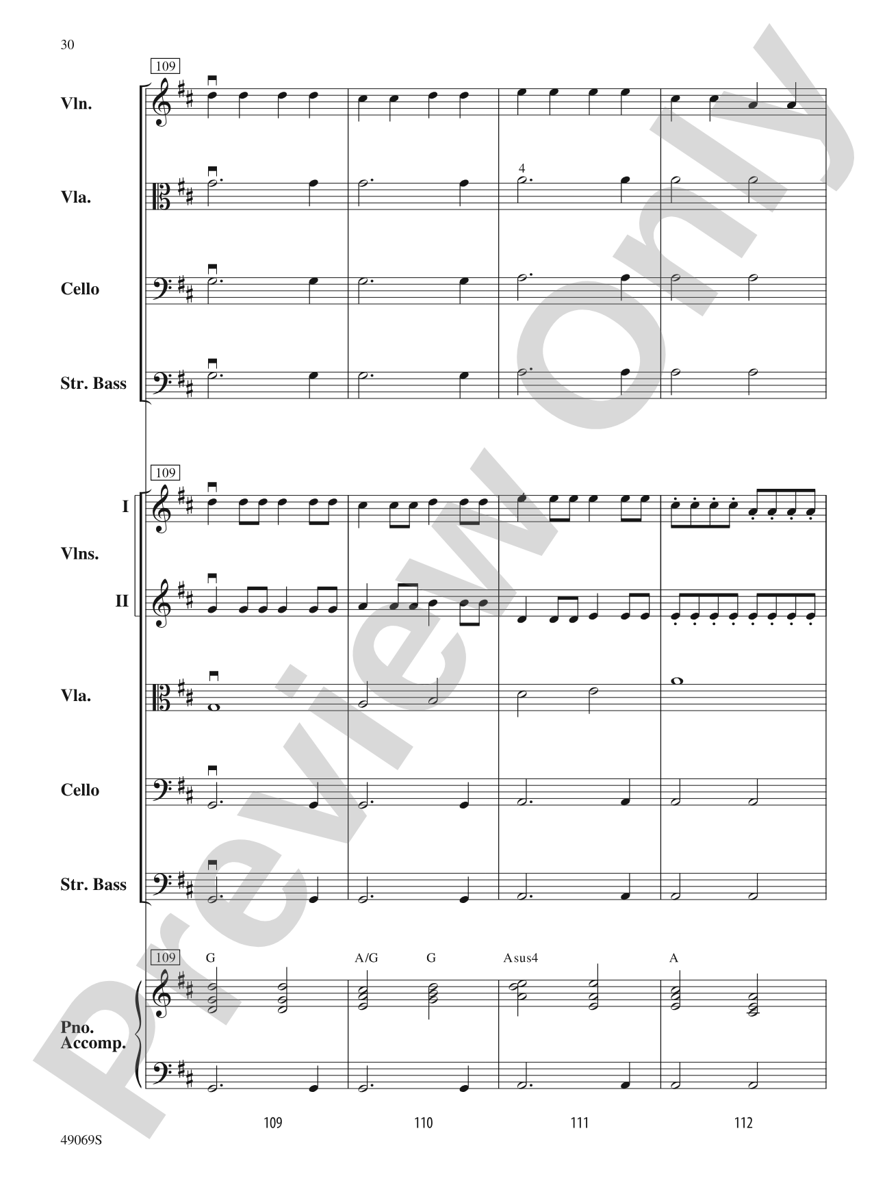 Hunters of Avatar: String Orchestra Conductor Score & Parts
