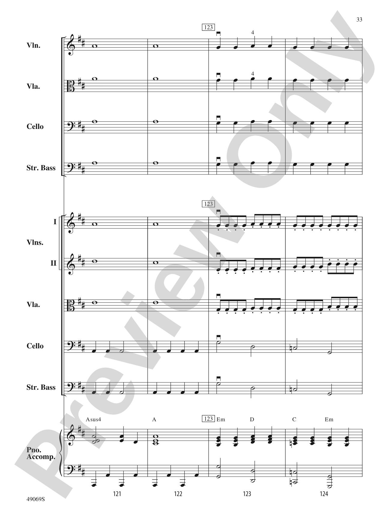 Hunters of Avatar: String Orchestra Conductor Score & Parts