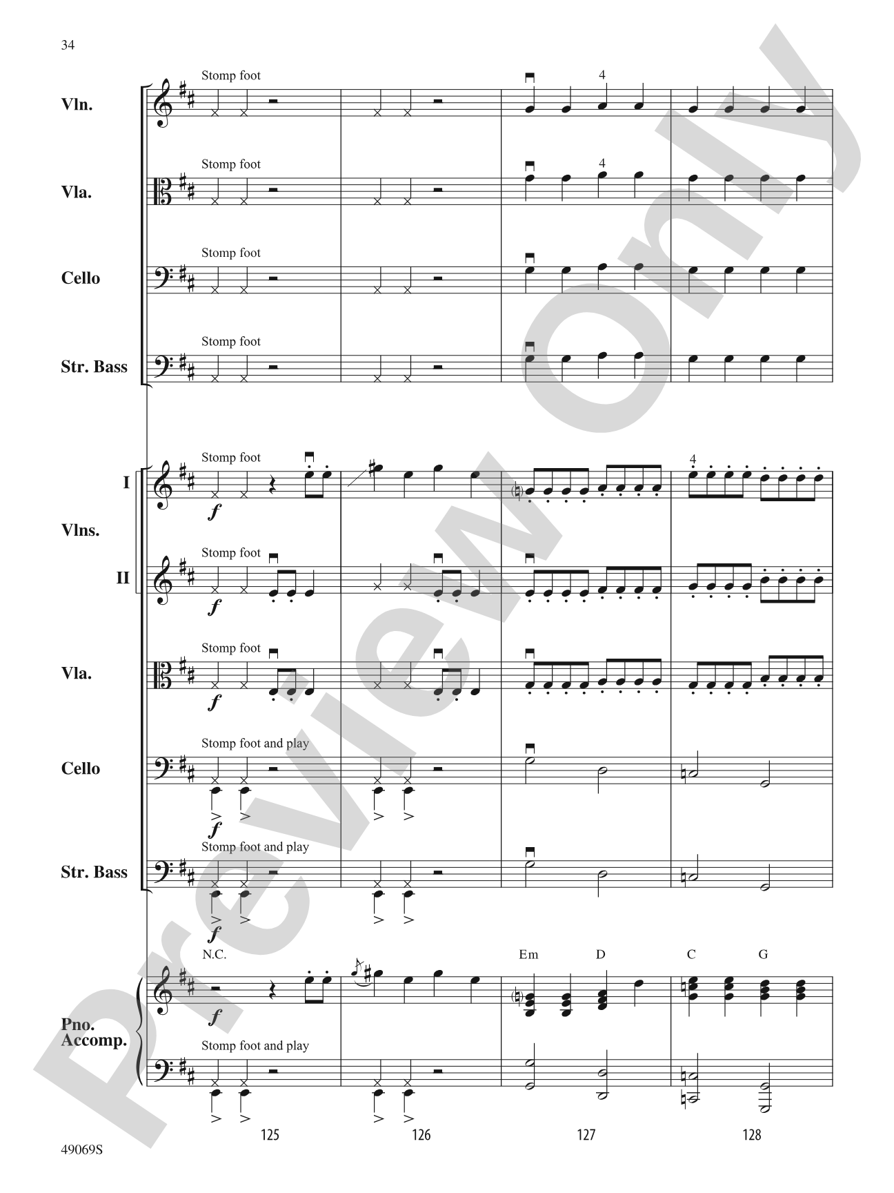 Hunters of Avatar: String Orchestra Conductor Score & Parts