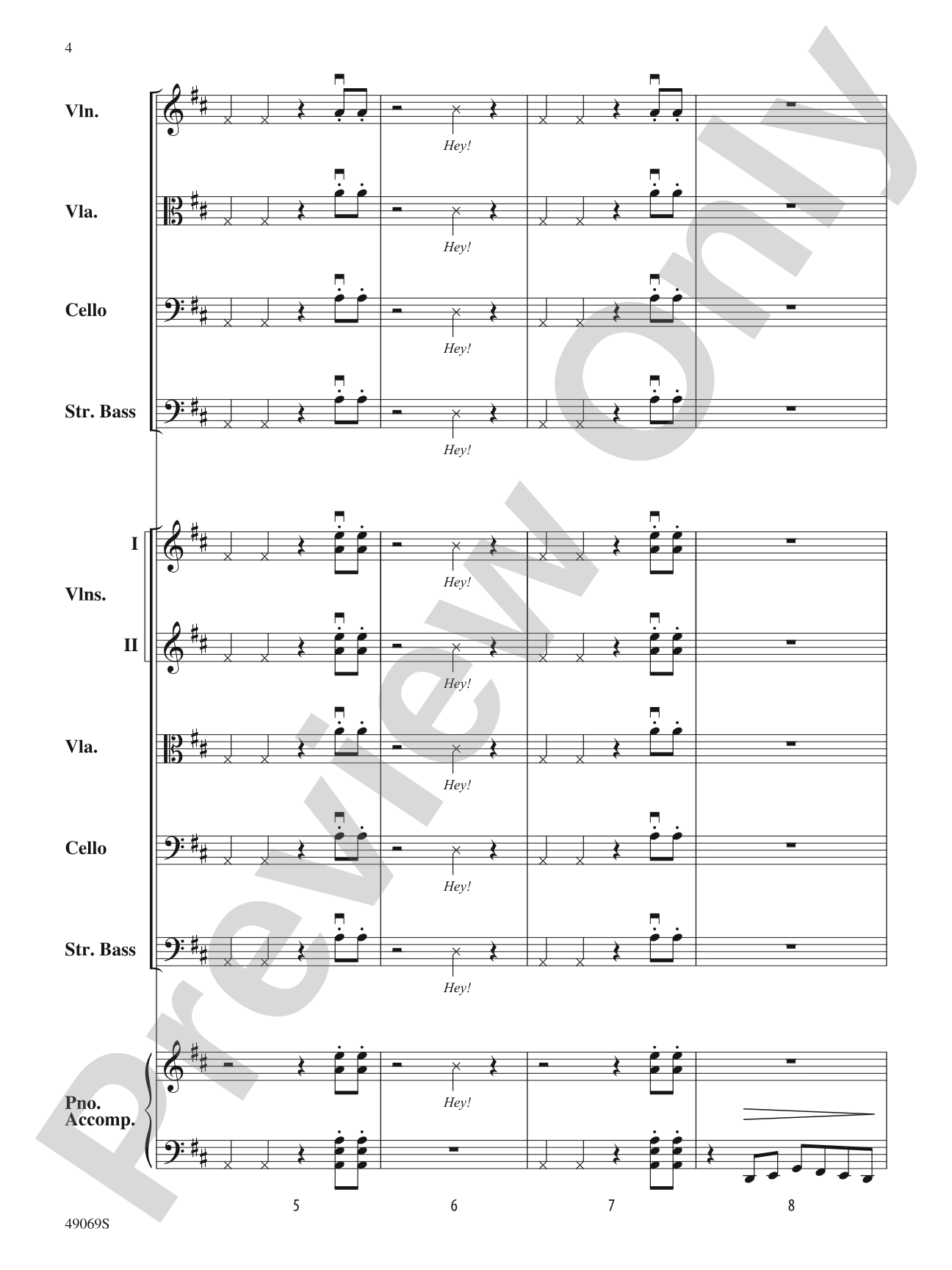 Hunters of Avatar: String Orchestra Conductor Score & Parts