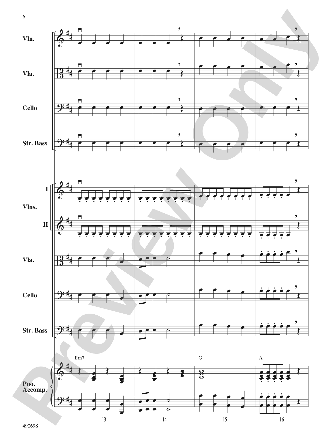 Hunters of Avatar: String Orchestra Conductor Score & Parts