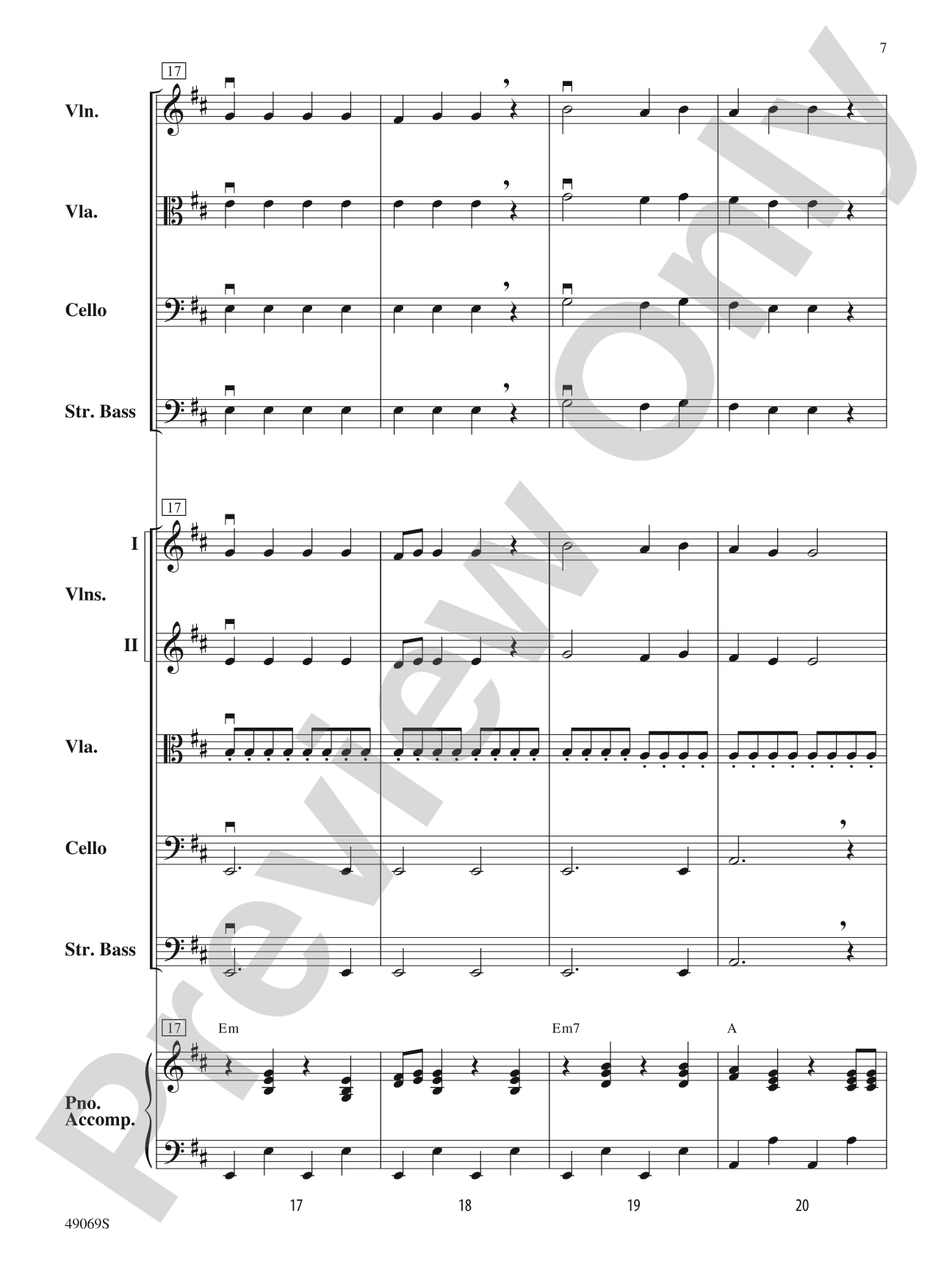 Hunters of Avatar: String Orchestra Conductor Score & Parts